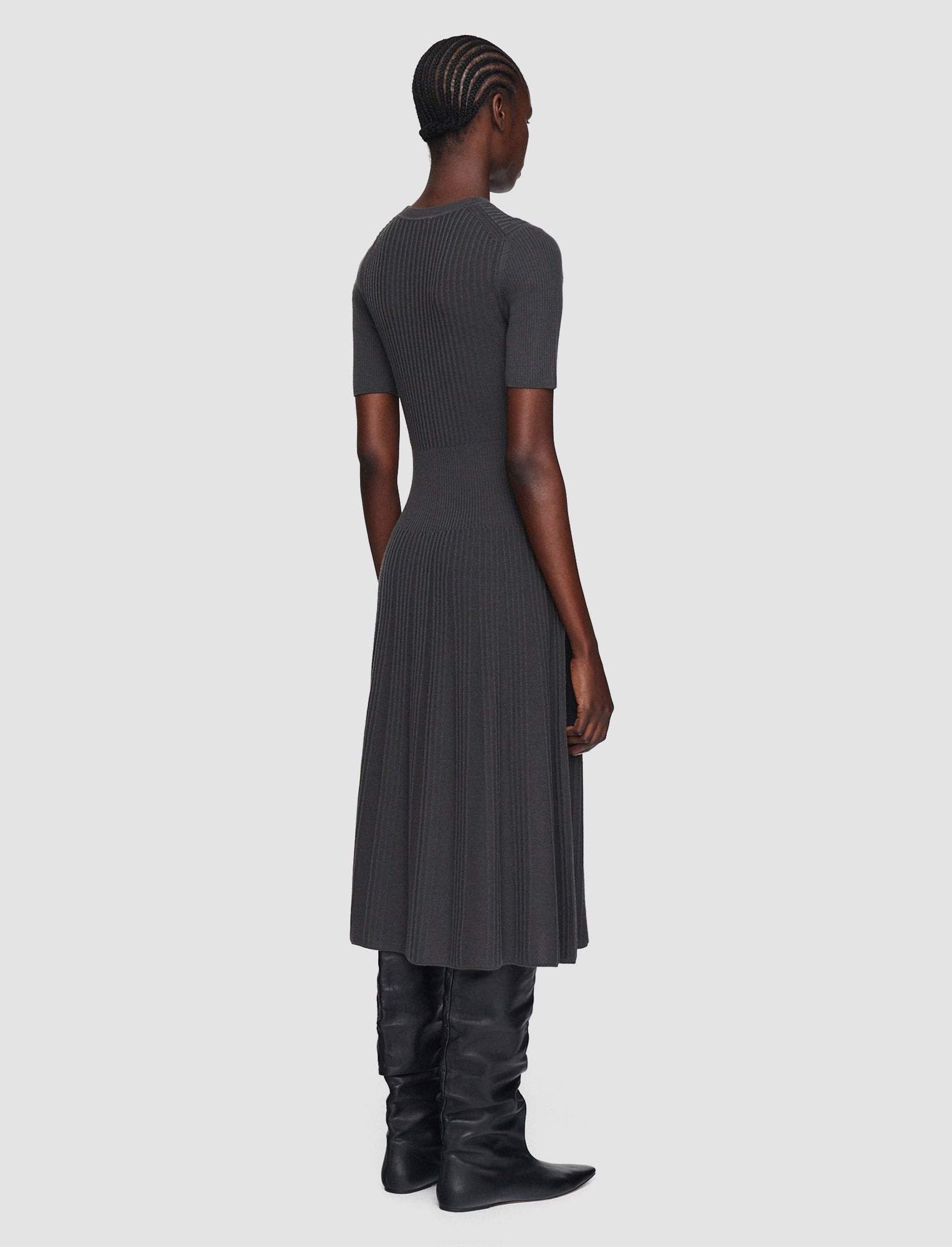 Merino Rib Dress - 3