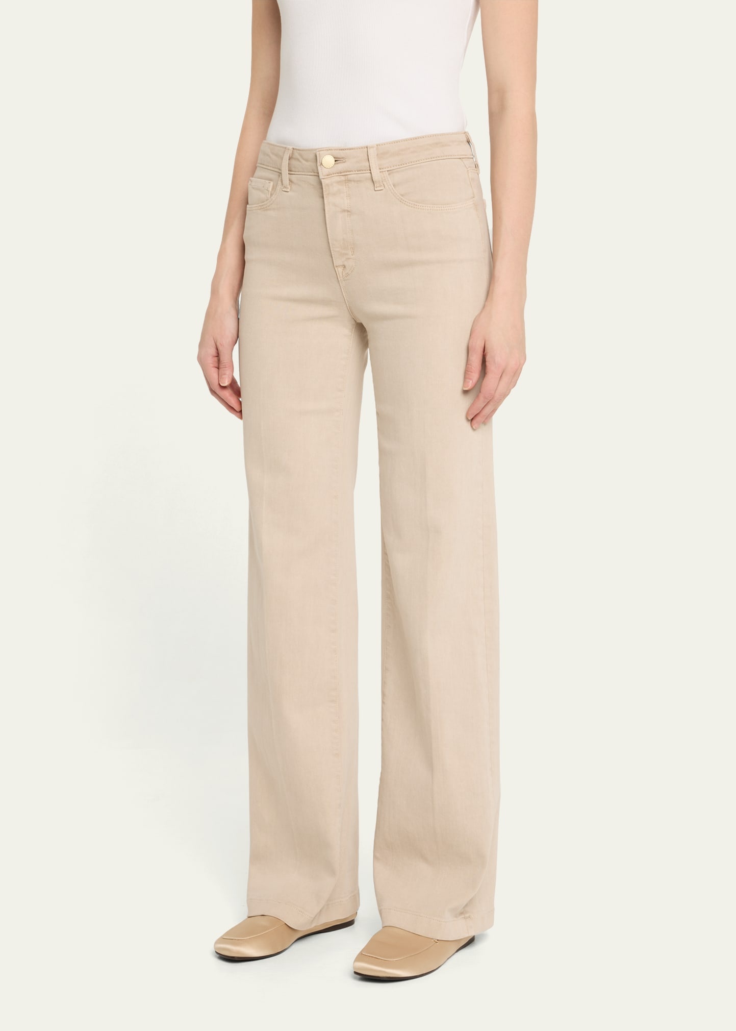 Clayton High Rise Wide-Leg Jeans - 4