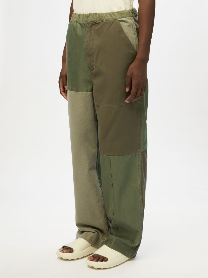 PATCHWORK CARGO PANTS - 4