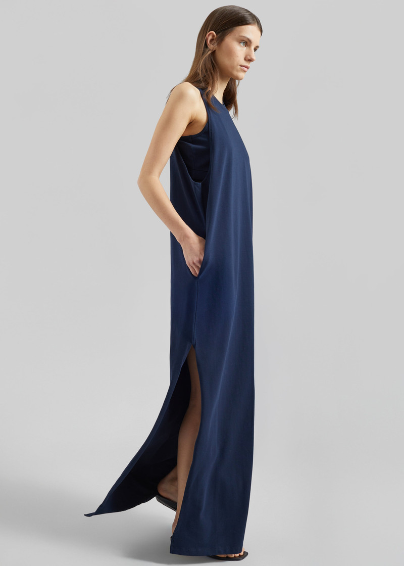 Darkpark Milla Jersey Dress - Dark Navy 1