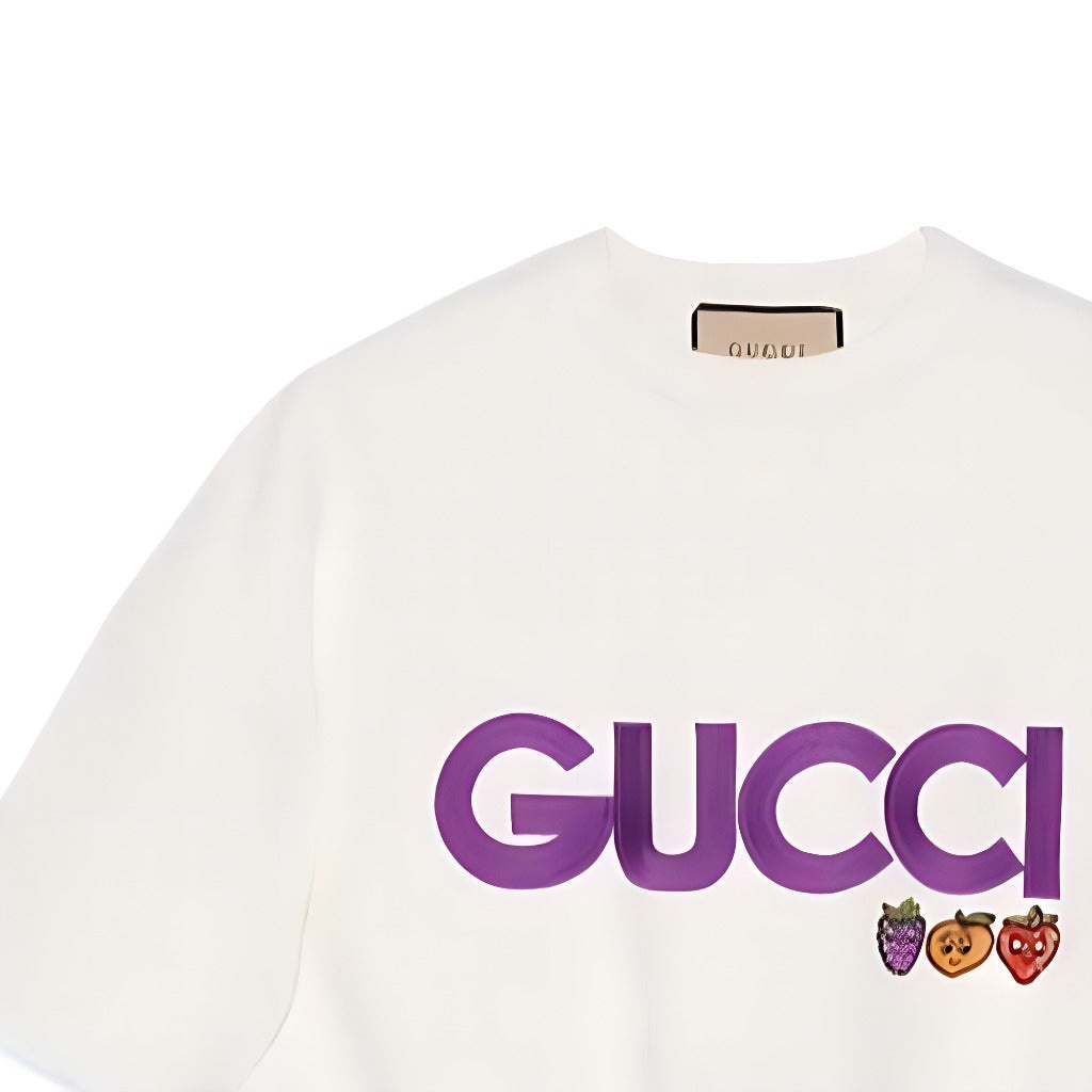(WMNS) Gucci Cotton Jersey Sweatshirt With Patch 'Off White' 773722-XJF8P-9088 - 6