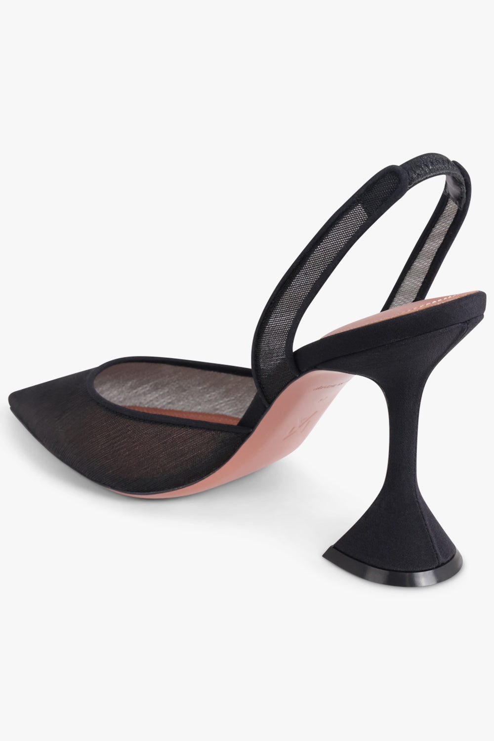 HOLI MESH 95MM POINTED SLINGBACK | BLACK - 3