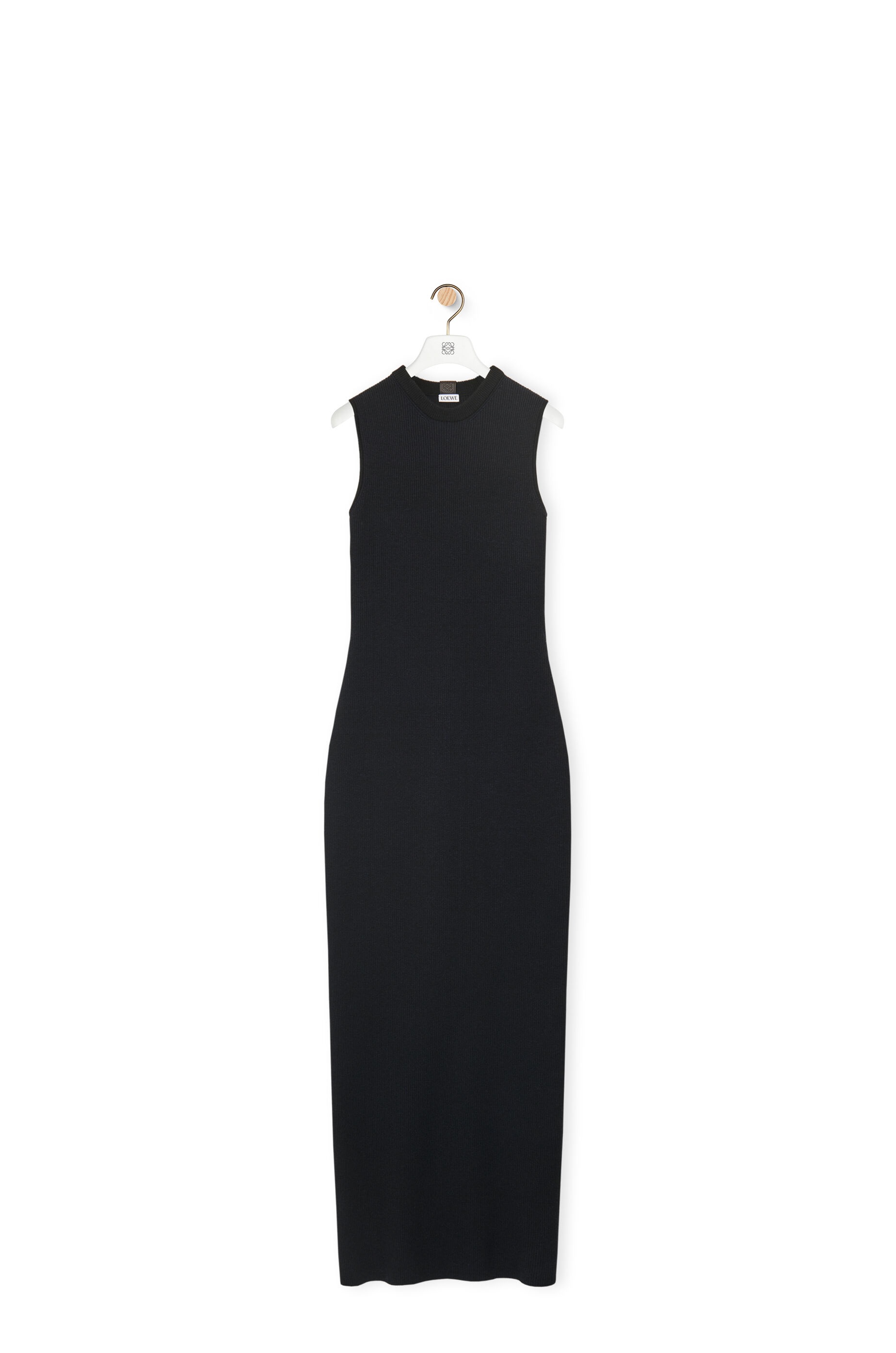 Tube knit dress in wool - 1
