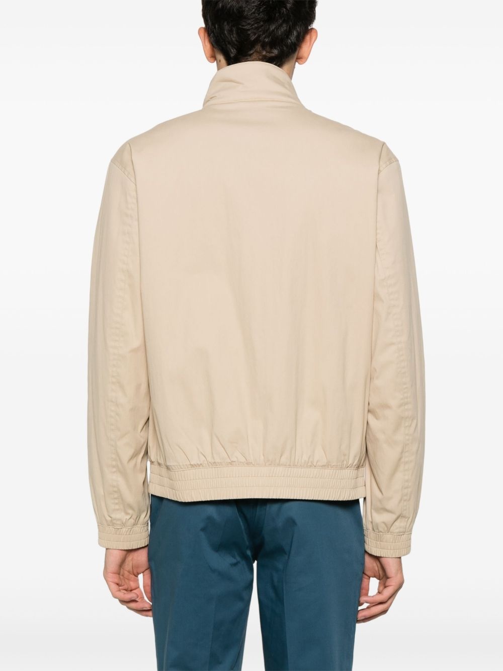 embroidered-double B bomber jacket - 4