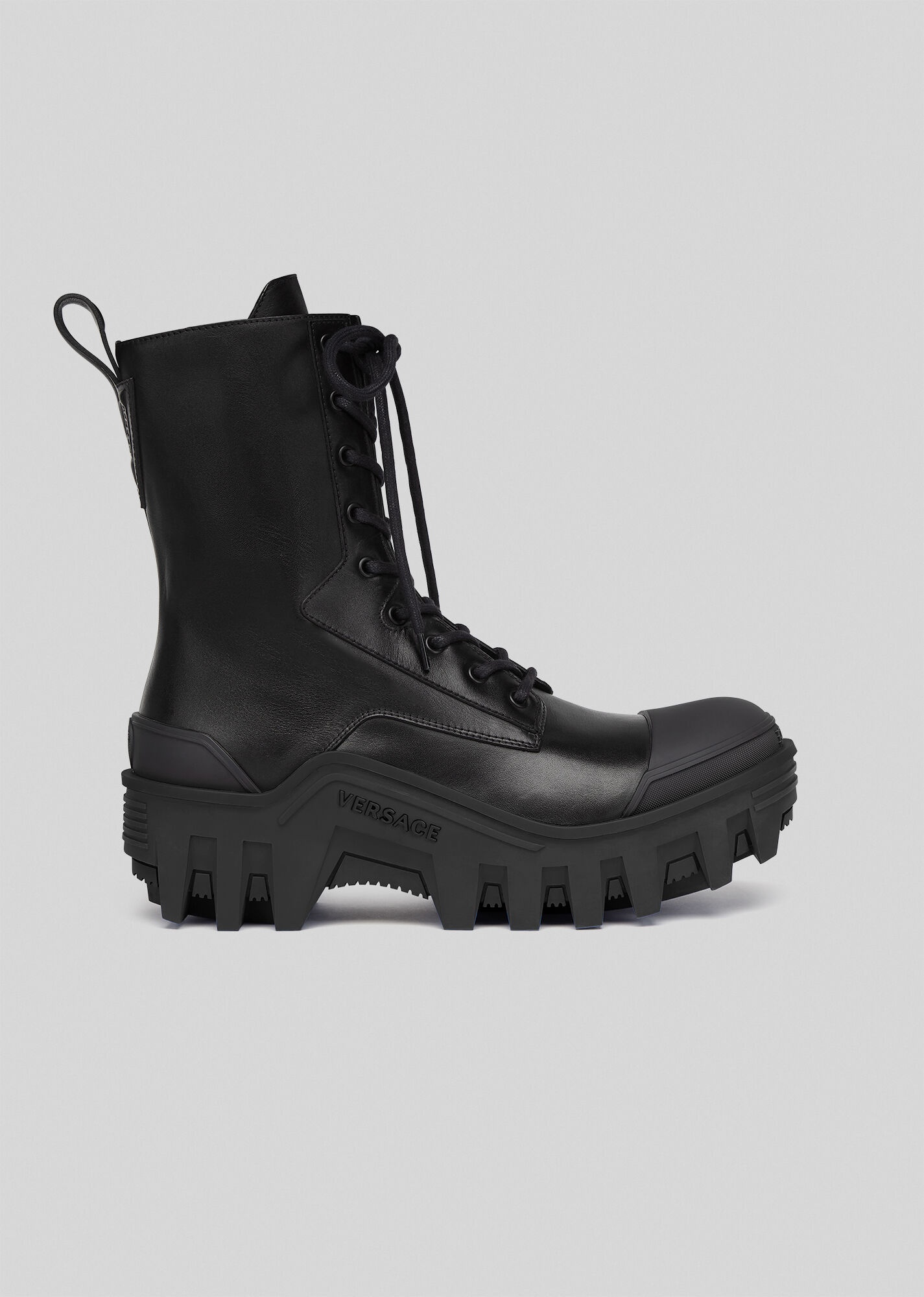 Versace Delphi Lace-Up Boots - 1