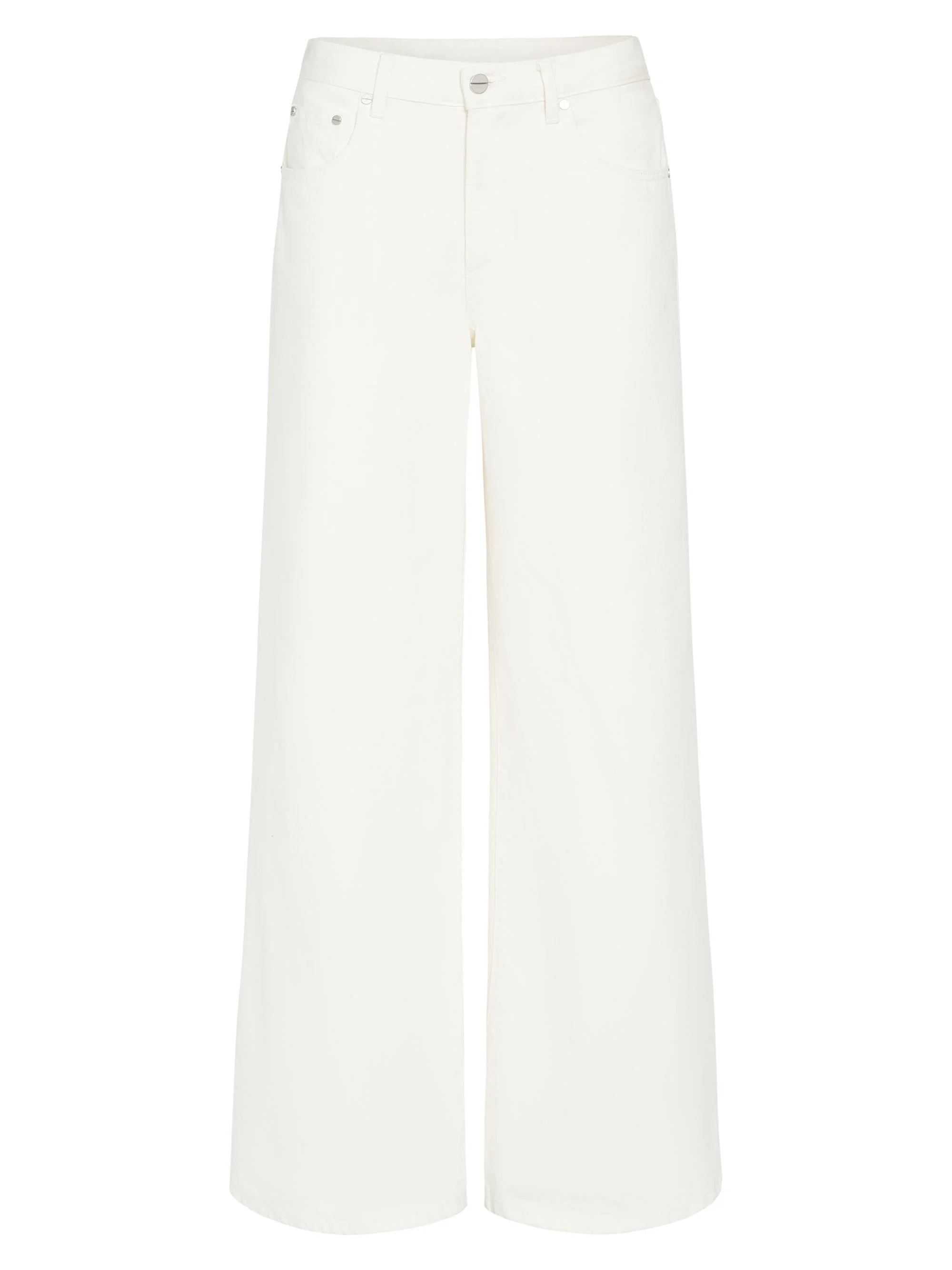 Women's Tiny Dancer Wide-Leg Jeans - White - 1