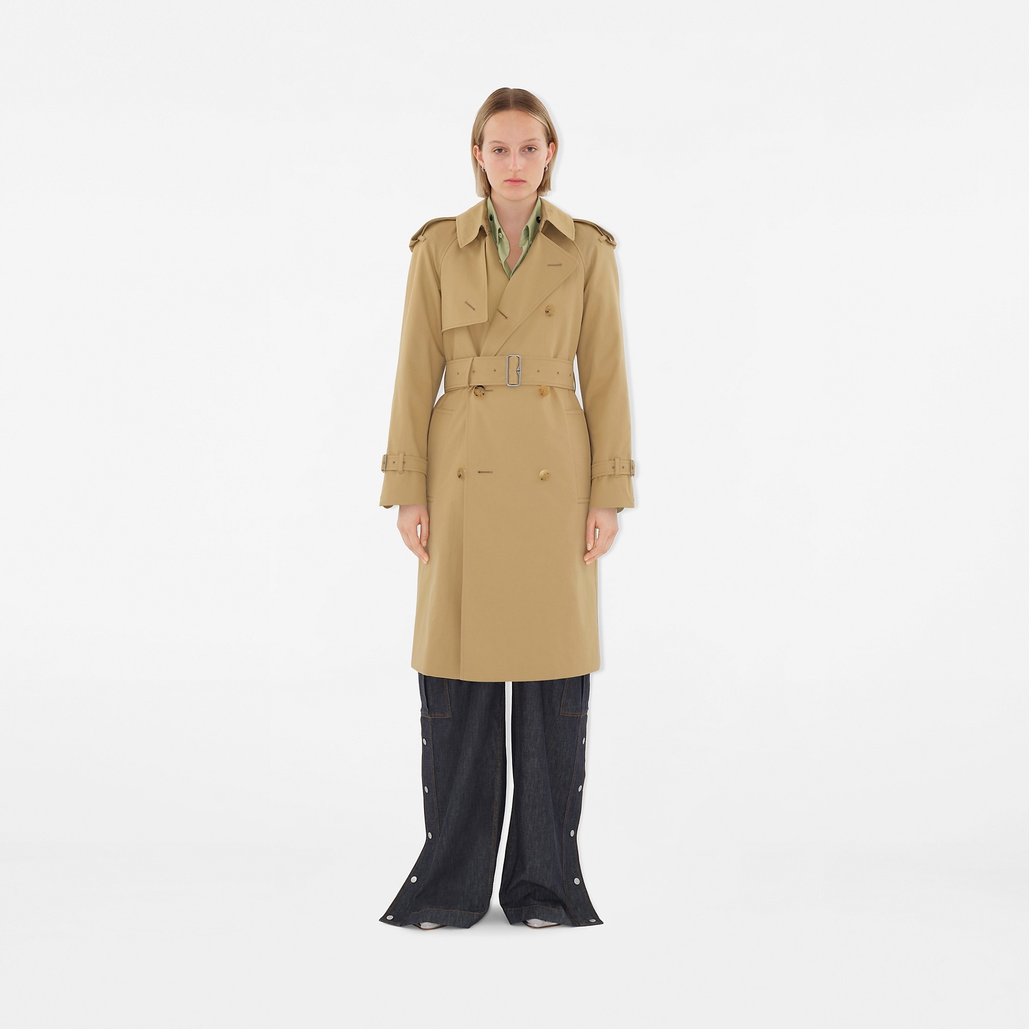 BURBERRY｜COATS (Long Detachable Collar Gabardine Trench Burberry Long Detachable Collar Gabardine Trench Coat