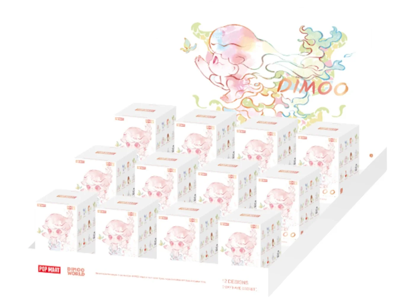 Pop Mart DIMOO Shapes in Nature Series Figure Sealed Case (12 Blind Box) - 1