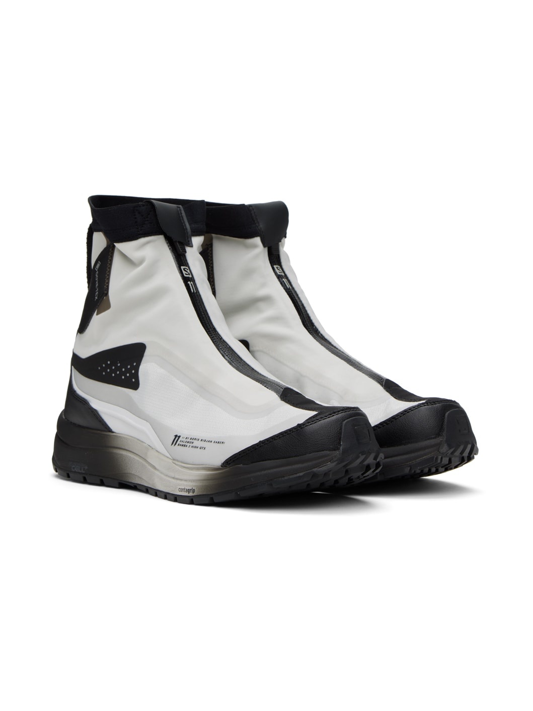 White & Black Salomon Edition Bamba 2 High GTX Sneakers - 4