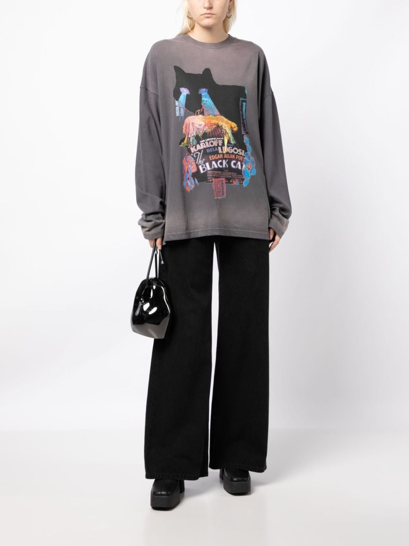 We11done graphic-print cotton T-shirt outlook