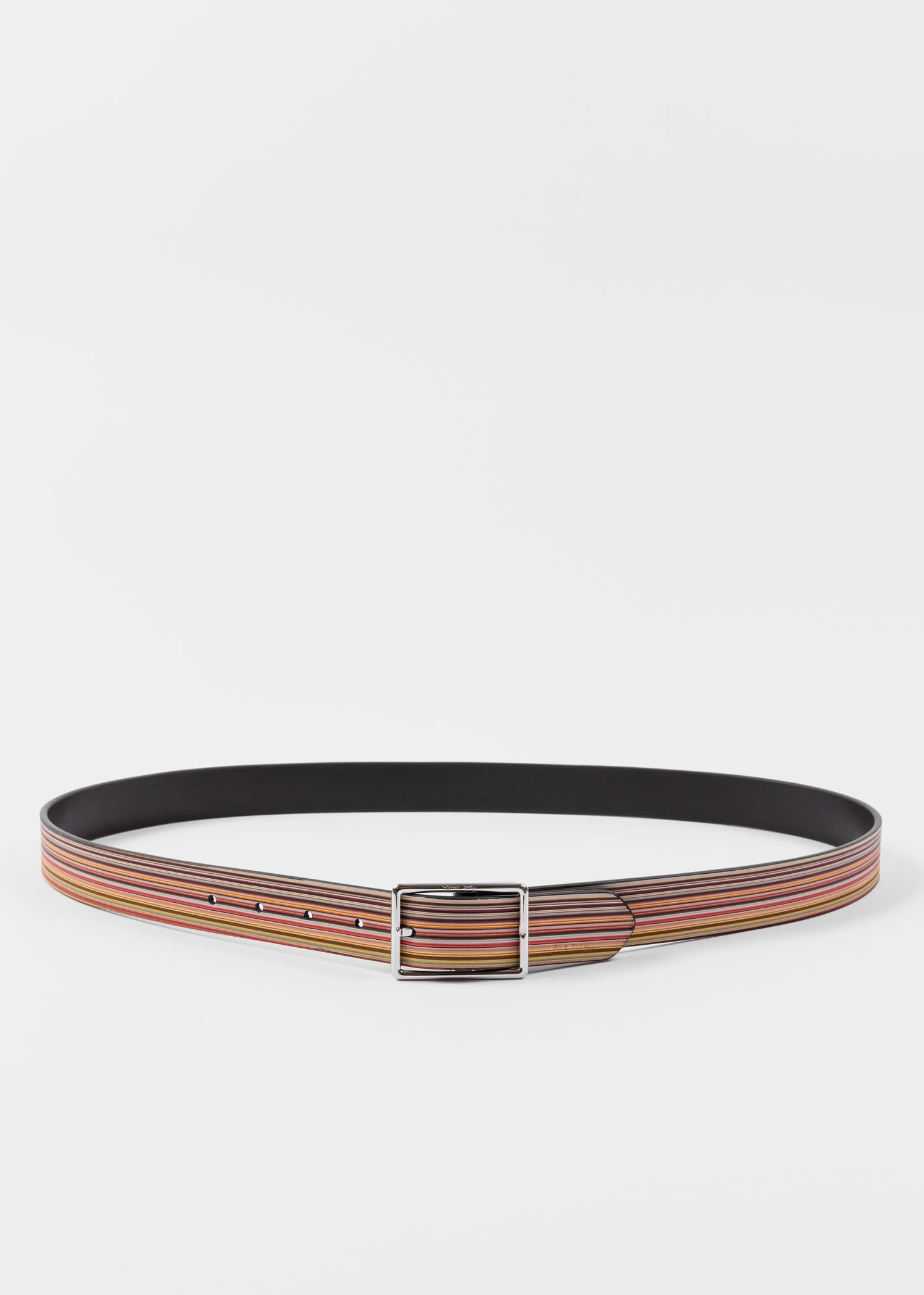 'Signature Stripe' Reversible Belt - 4