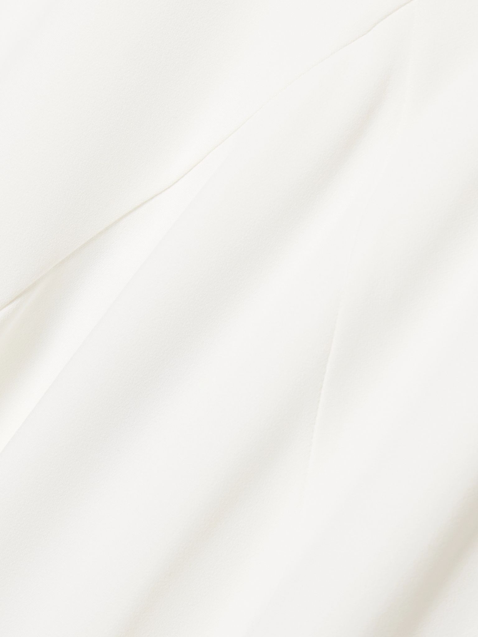 The Marcel paneled crepe maxi dress White - 4