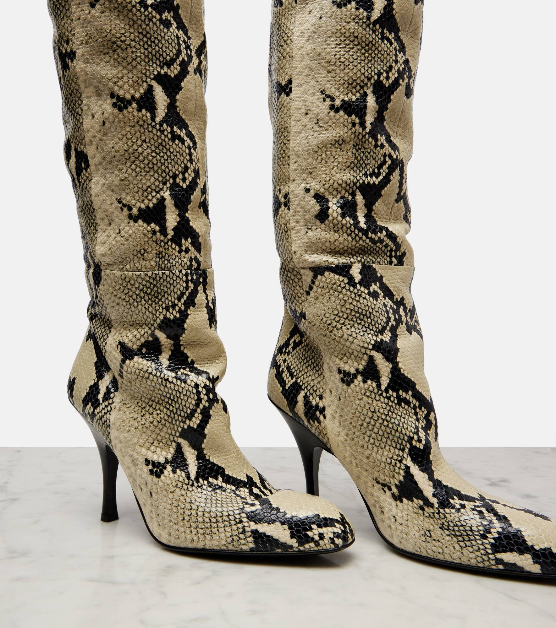 Colt 100 over-the-knee leather boots - 5