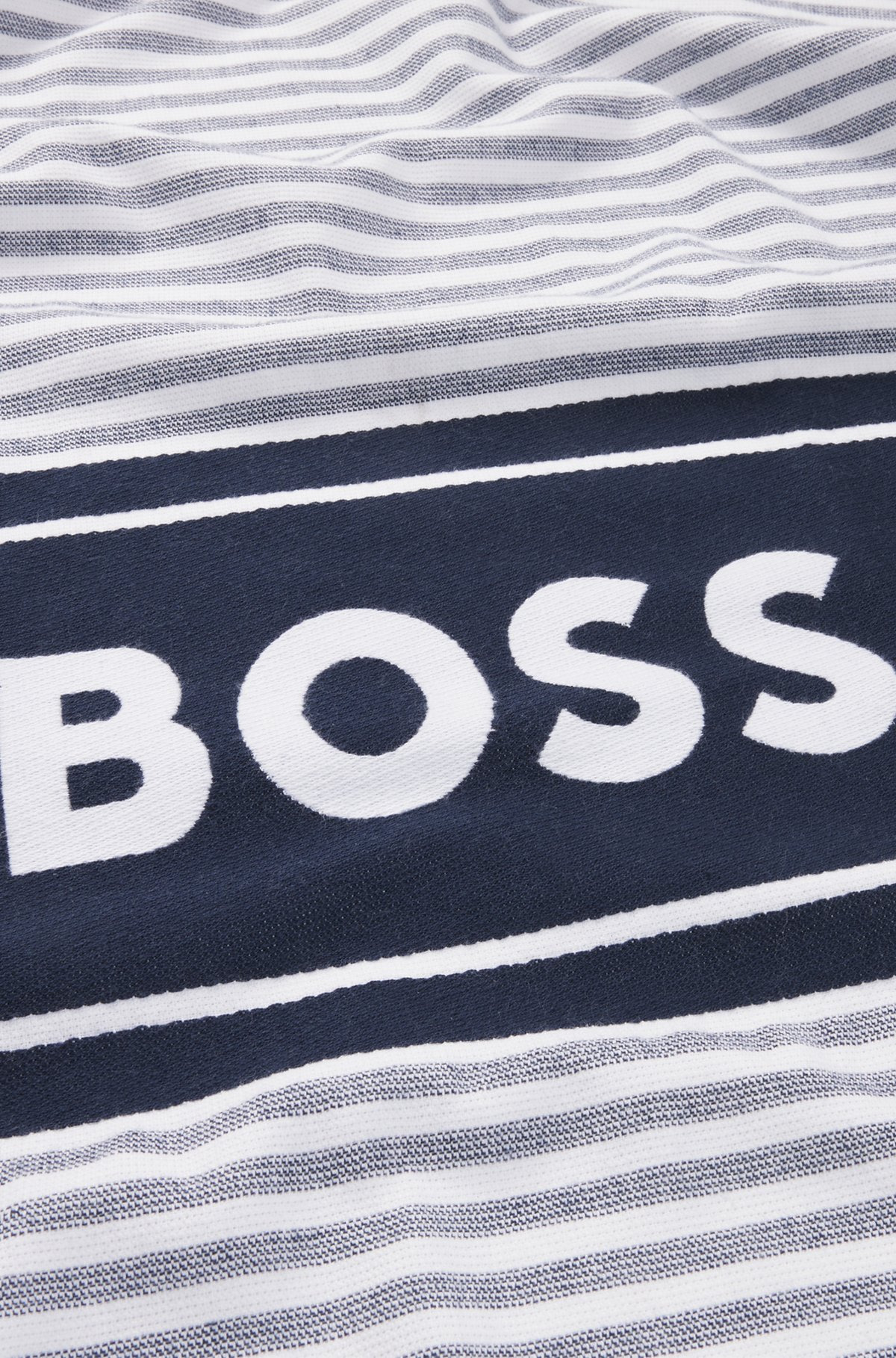 BEACH TOWEL IN COTTON WITH STRIPES AND LOGO - 3