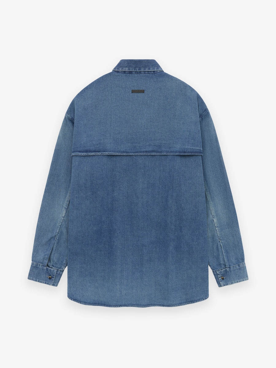 Vented Denim Shirt - 2