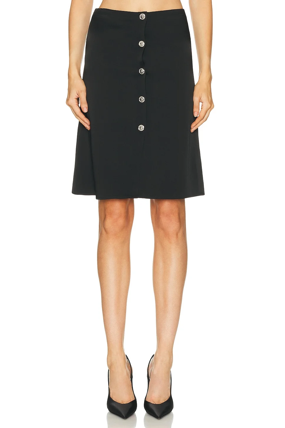 Satin Mini Skirt - 1