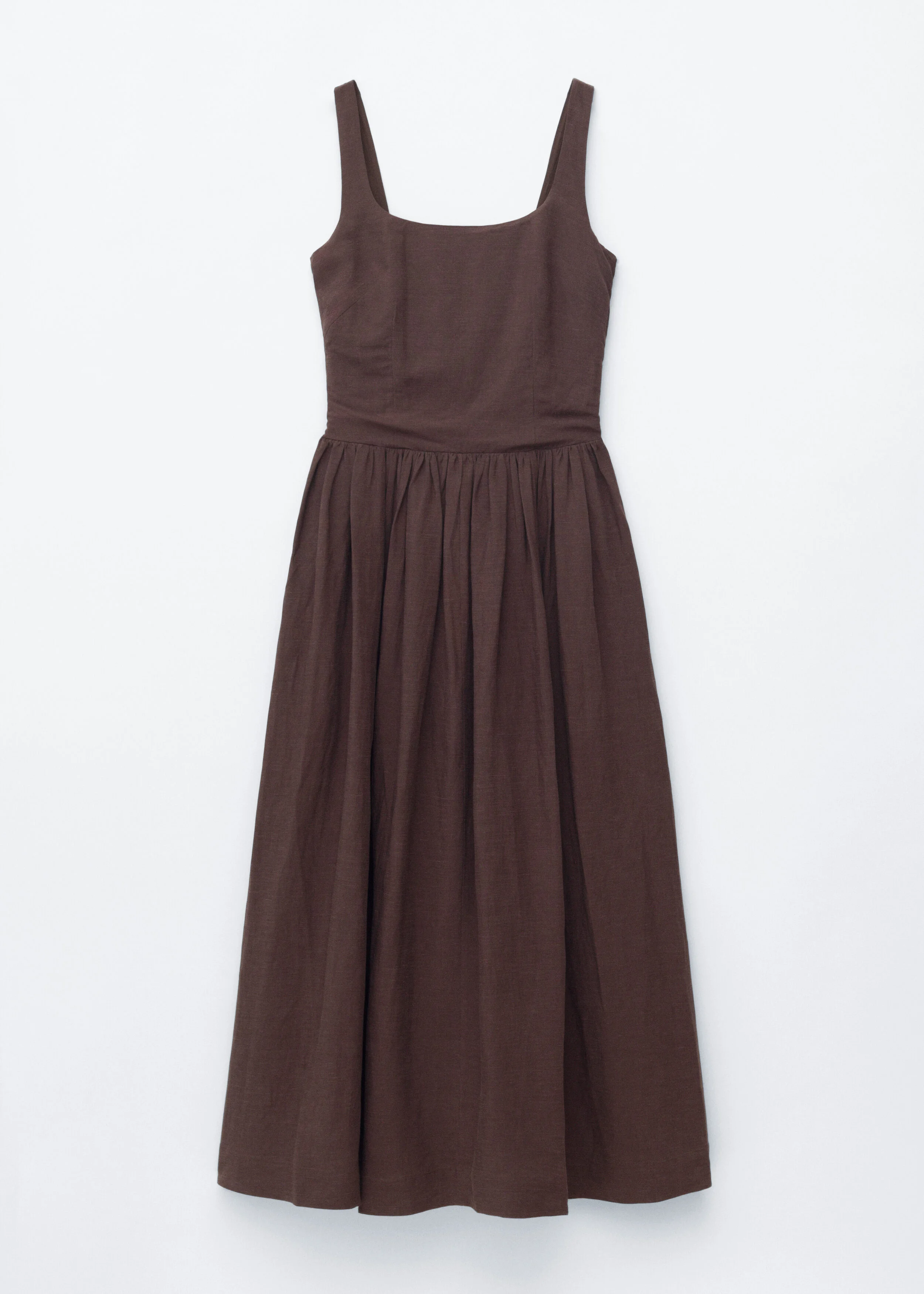 Fit-and-Flare Midi Dress - 1