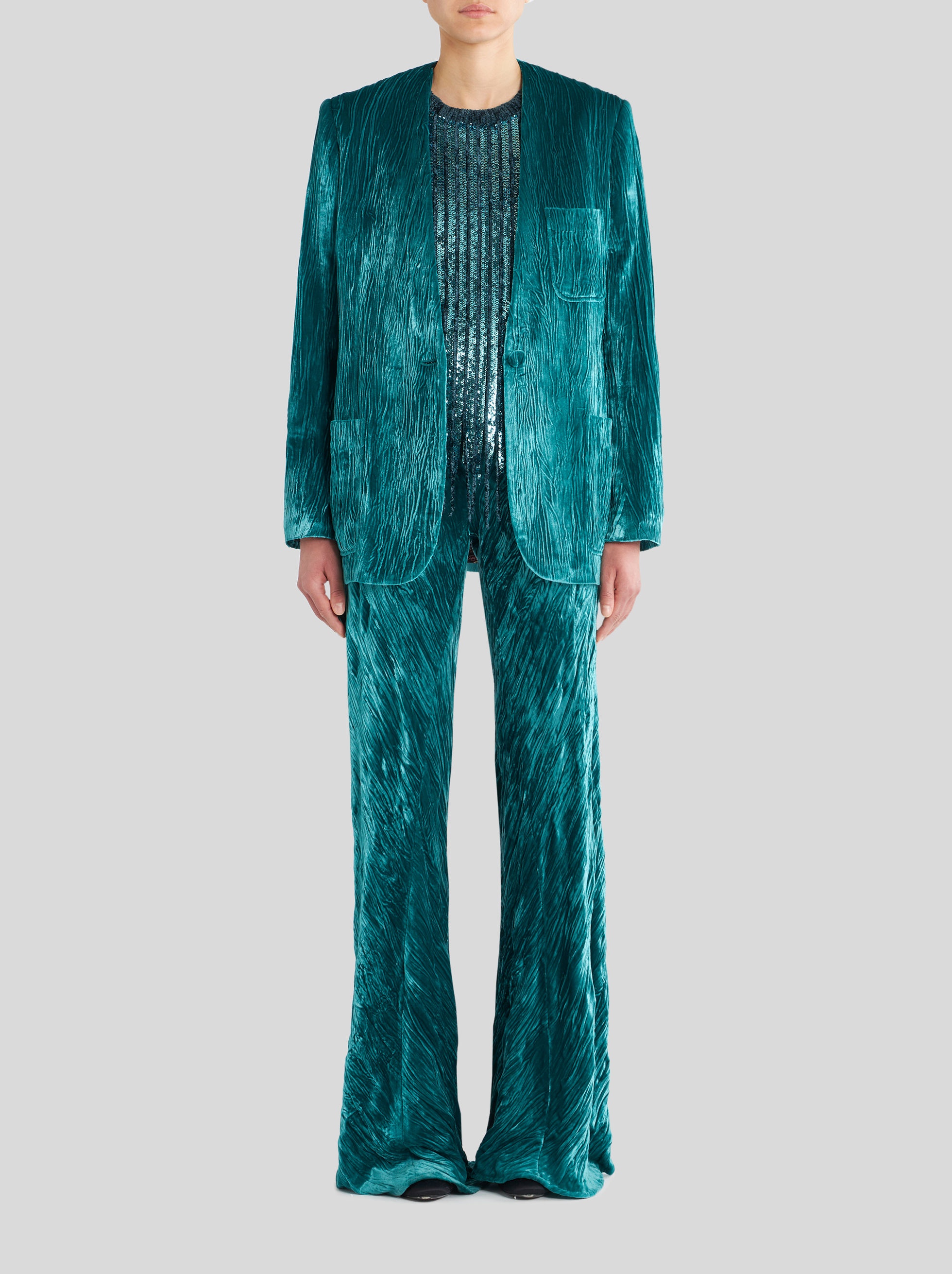 FROISSÉ VELVET JACKET - 4