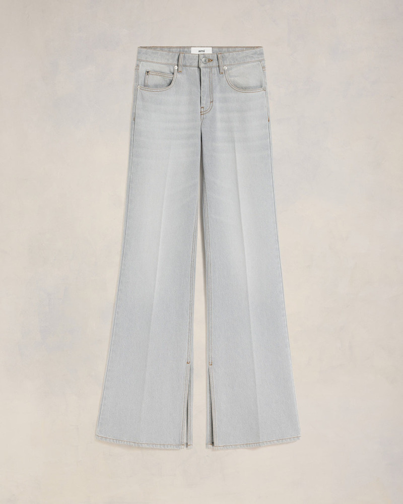 SLITTED FLARE FIT JEANS 1