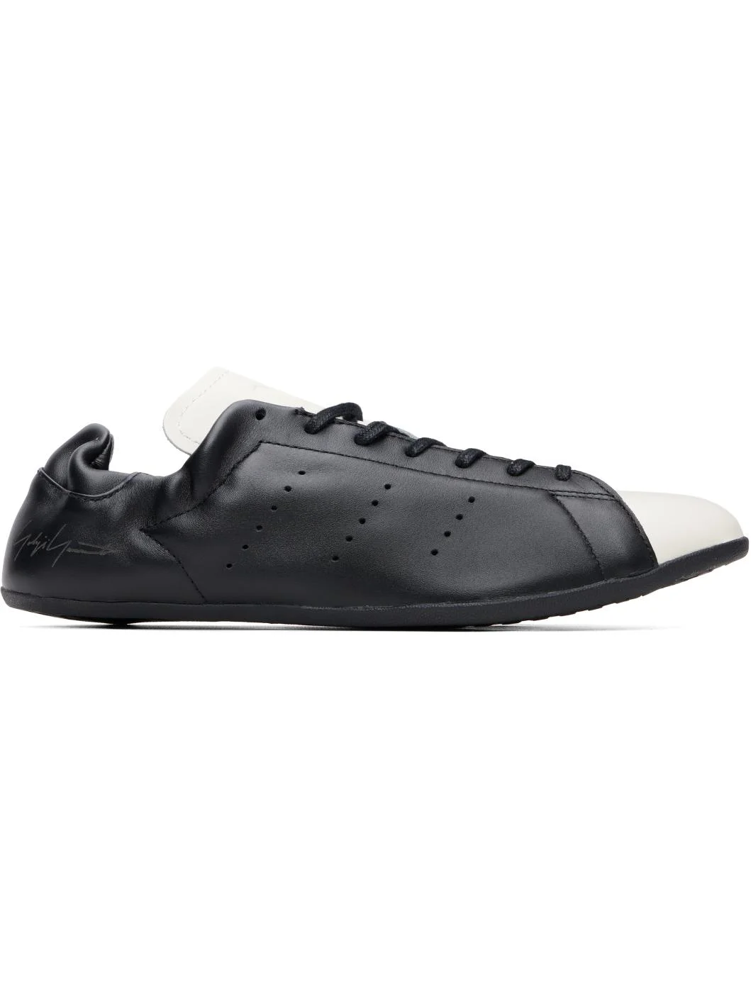 Black & White Stan Smith Lo Pro Sneakers - 1