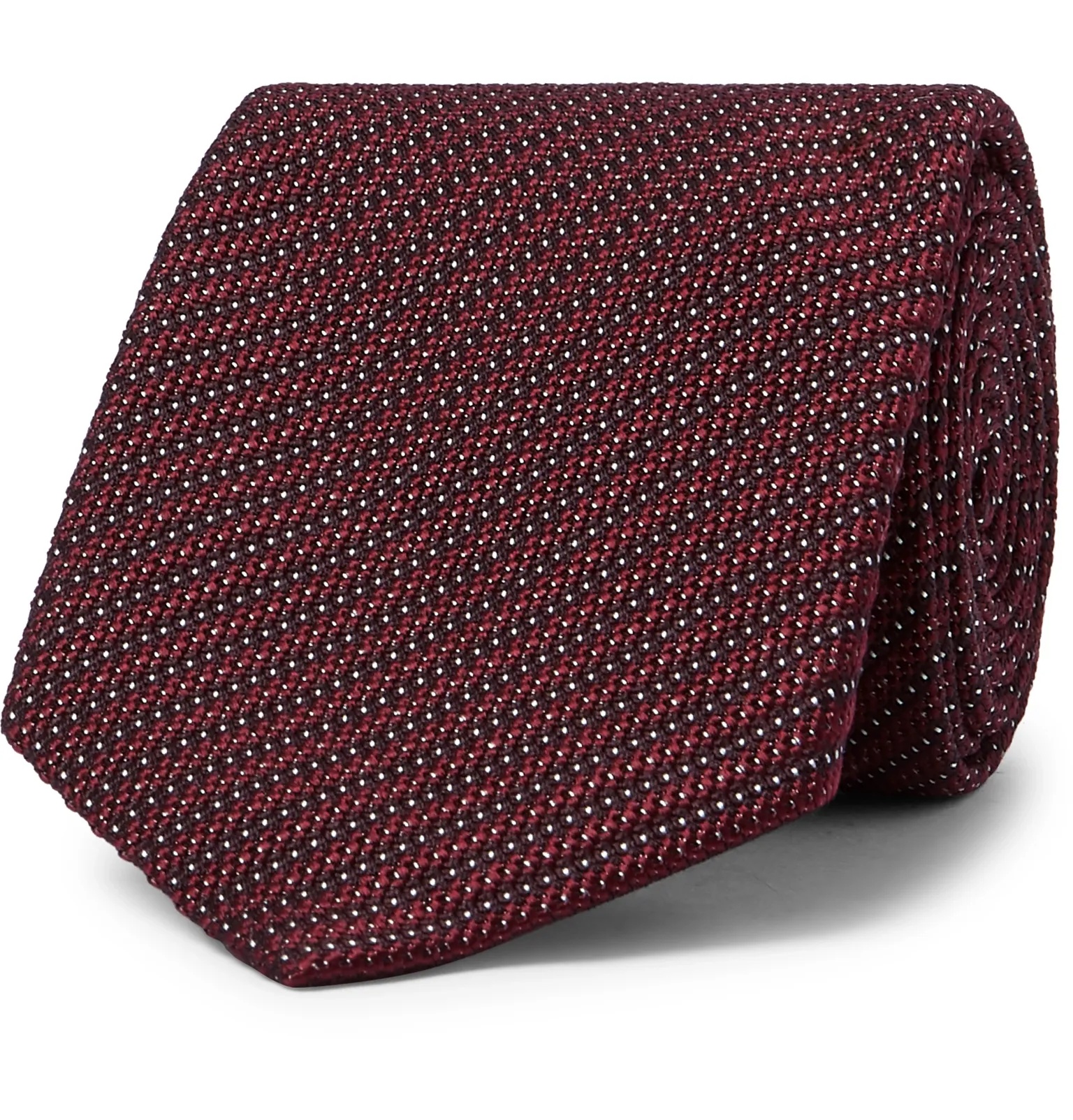 7cm Striped Silk-Blend Jacquard Tie - 4