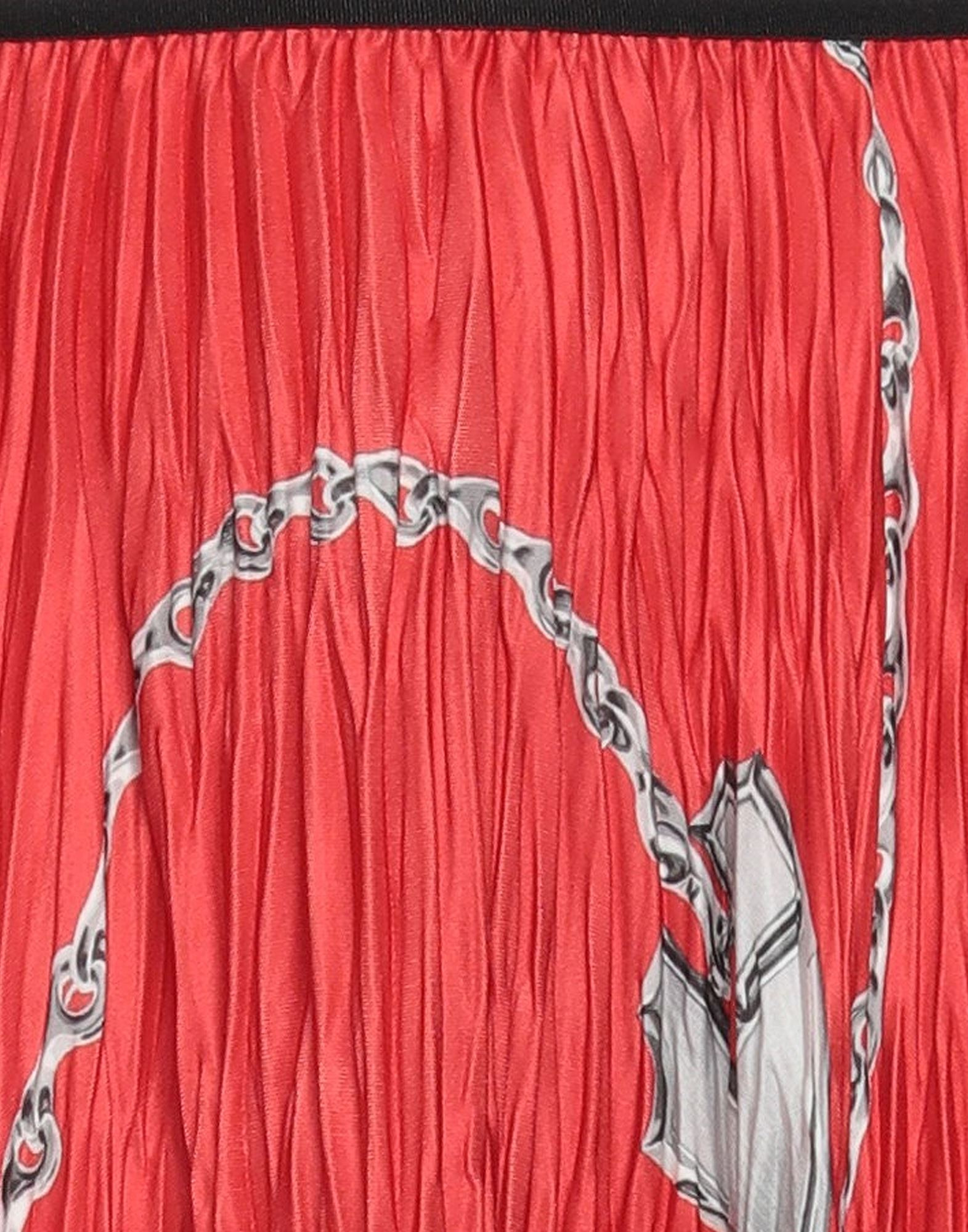 Red Women's Midi Skirt - 4