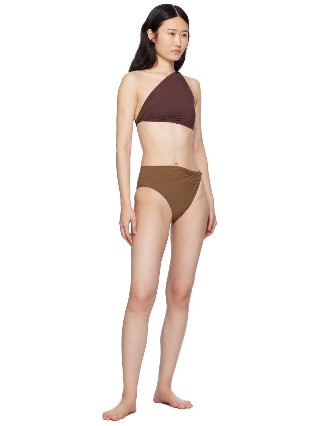 Brown Twist Bikini Bottoms - 4