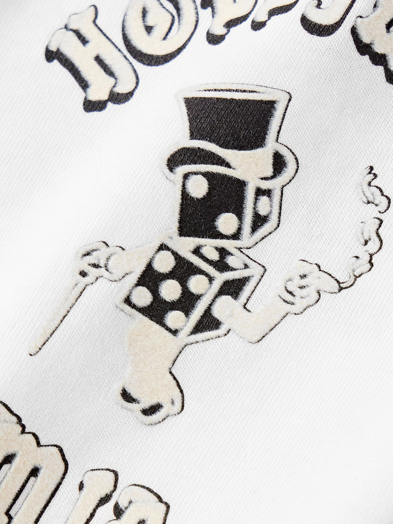 Magic Man Logo-Print Cotton-Jersey T-Shirt White 4