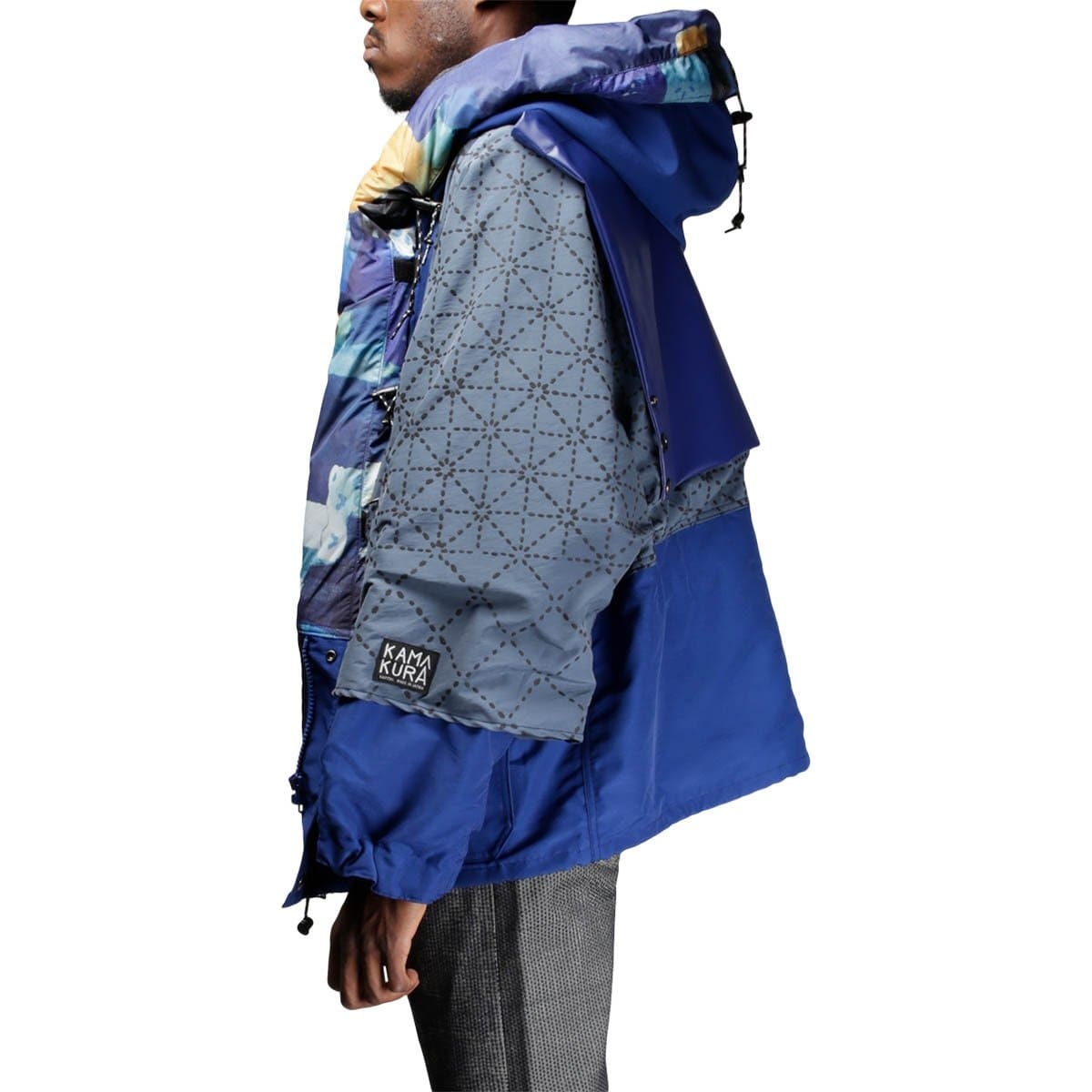 60/40 SASHIKO PRINT KAMAKURA ANORAK BLOUSON - 5