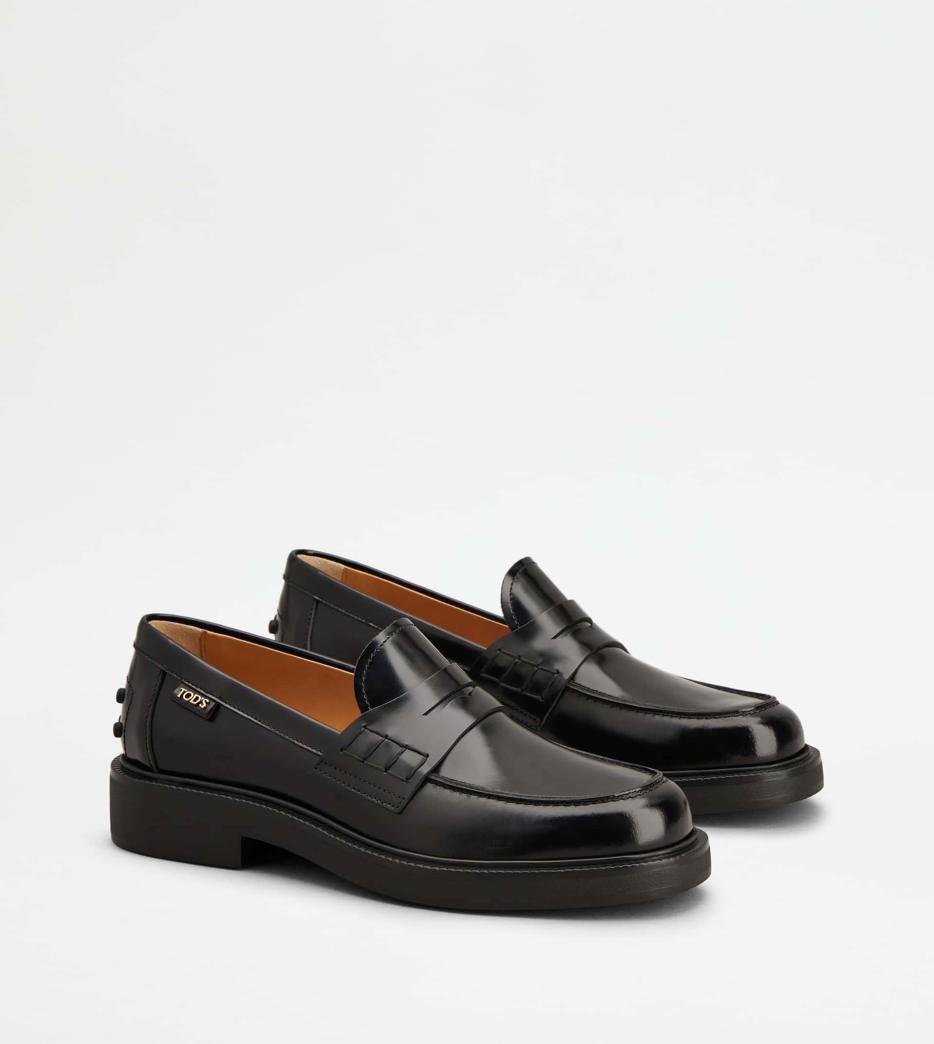LOAFERS IN LEATHER - BLACK - 2