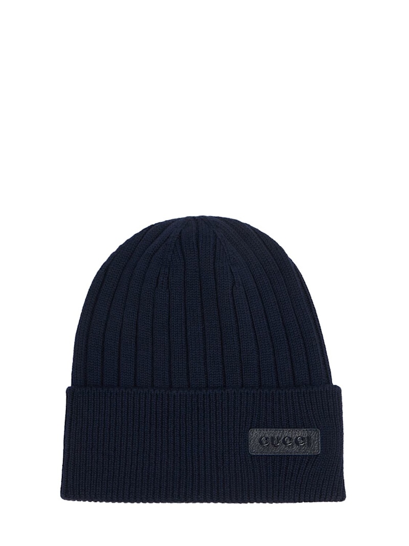 Logo wool beanie - 1