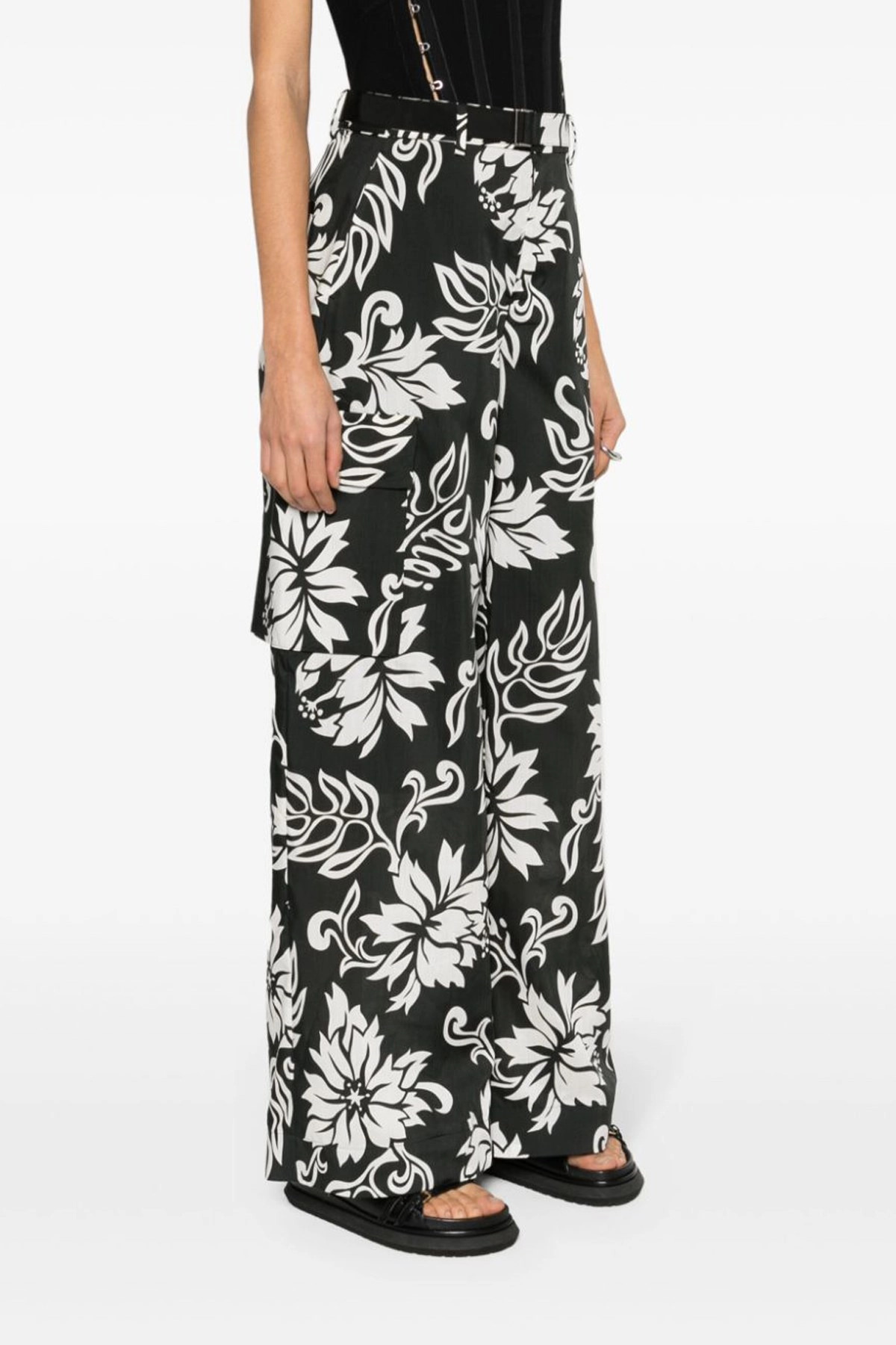 Floral print trousers - 2