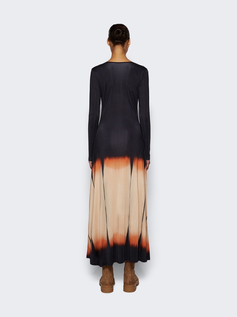 Dibujo Simbolico Ankle Dress Black And Stripe Dyes - 5