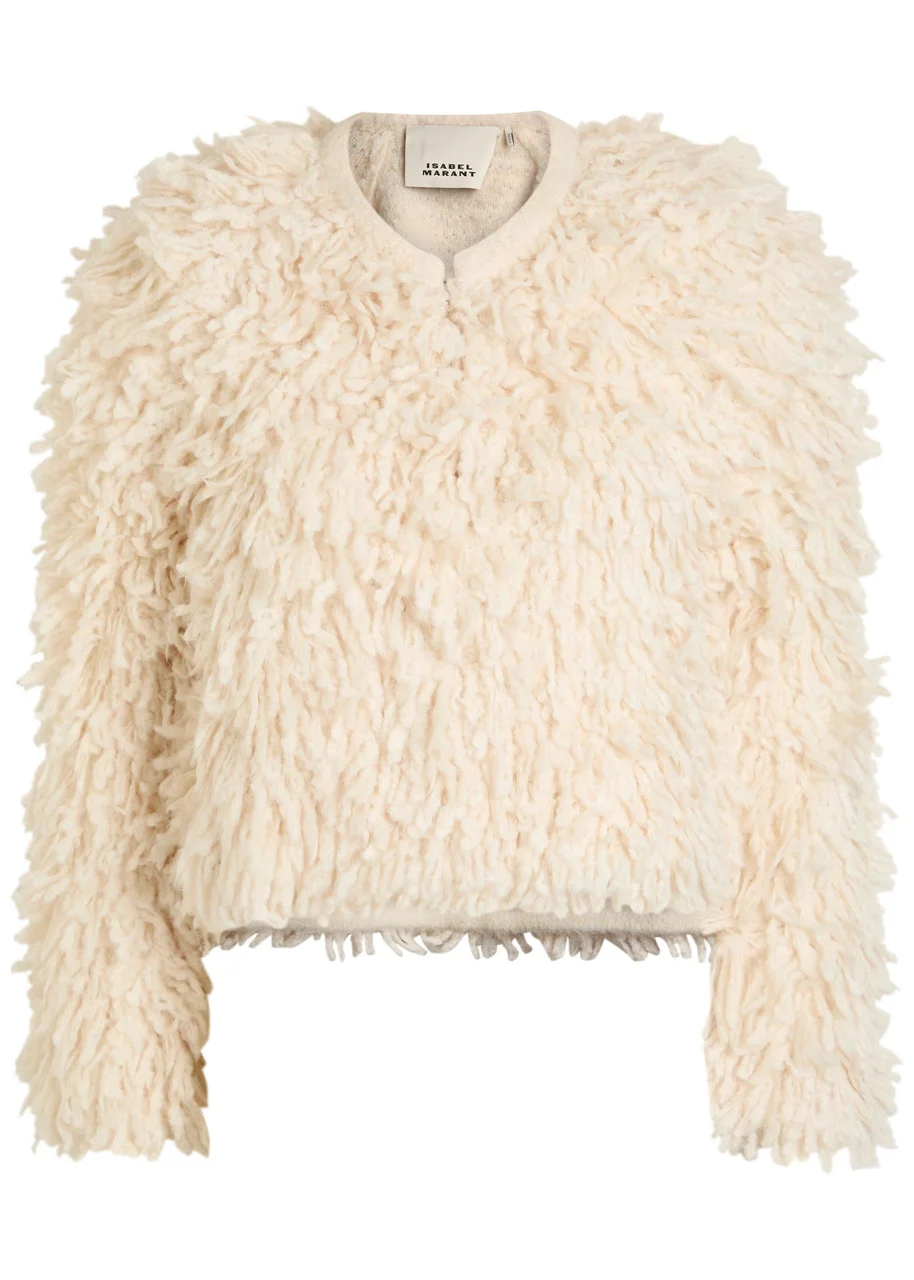 Isabel Marant Fedra Shaggy-knit Jacket - 1