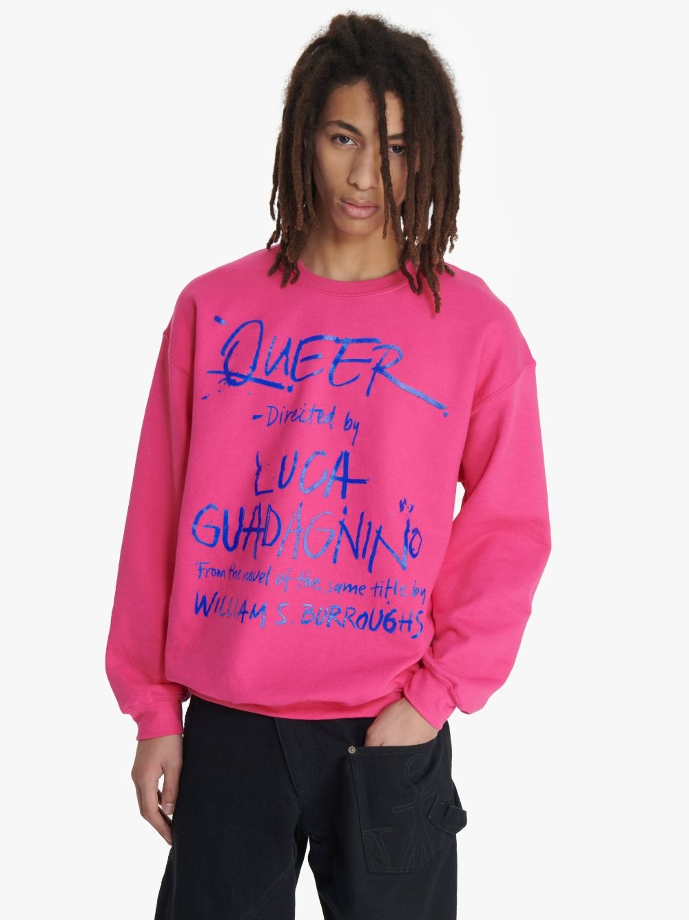 JW ANDERSON X QUEER SWEATSHIRT WITH TEXT PRINT - 3