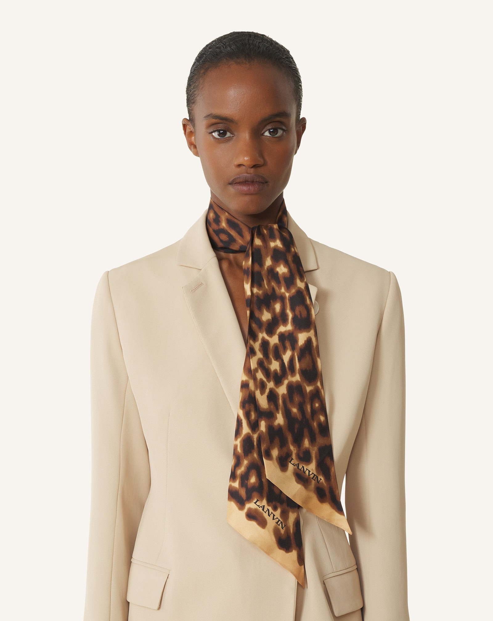 LEOPARD PRINT SILK TWILLY - 4