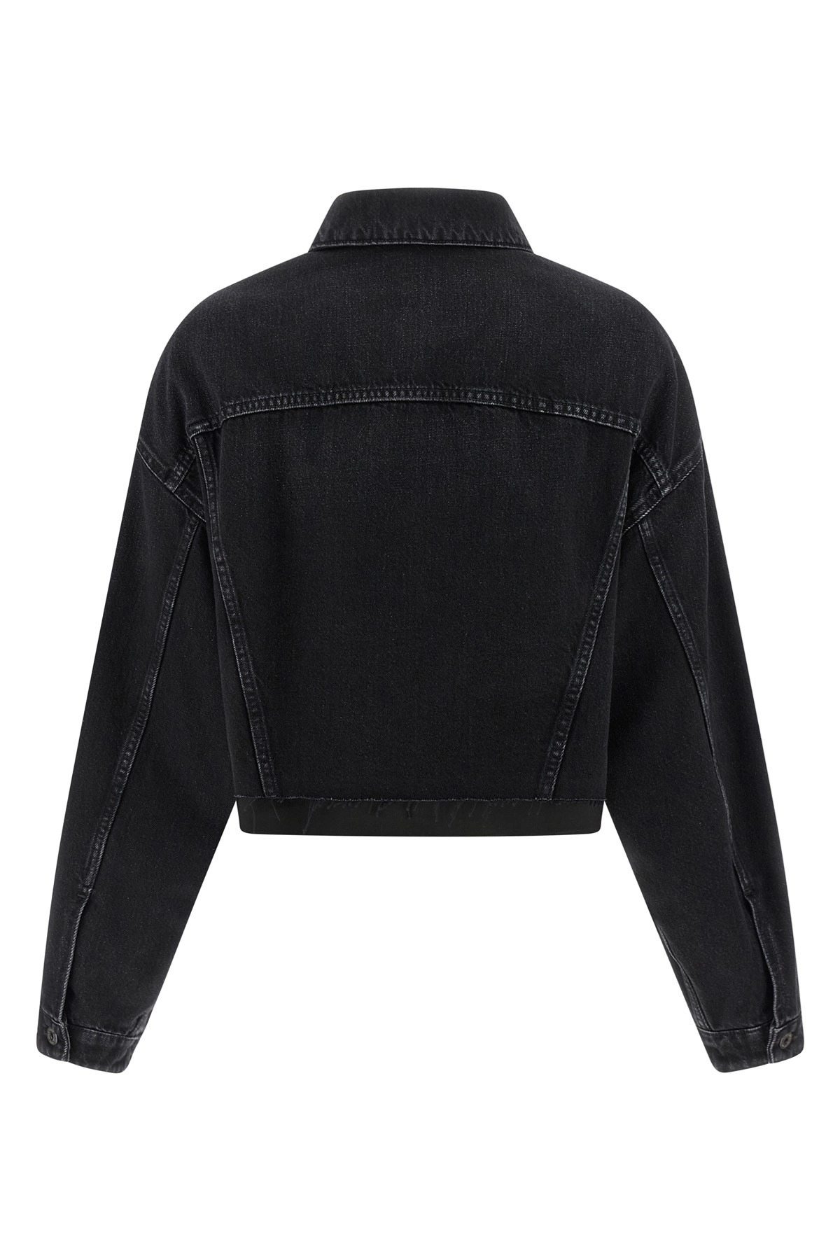 Layered denim jacket - 2