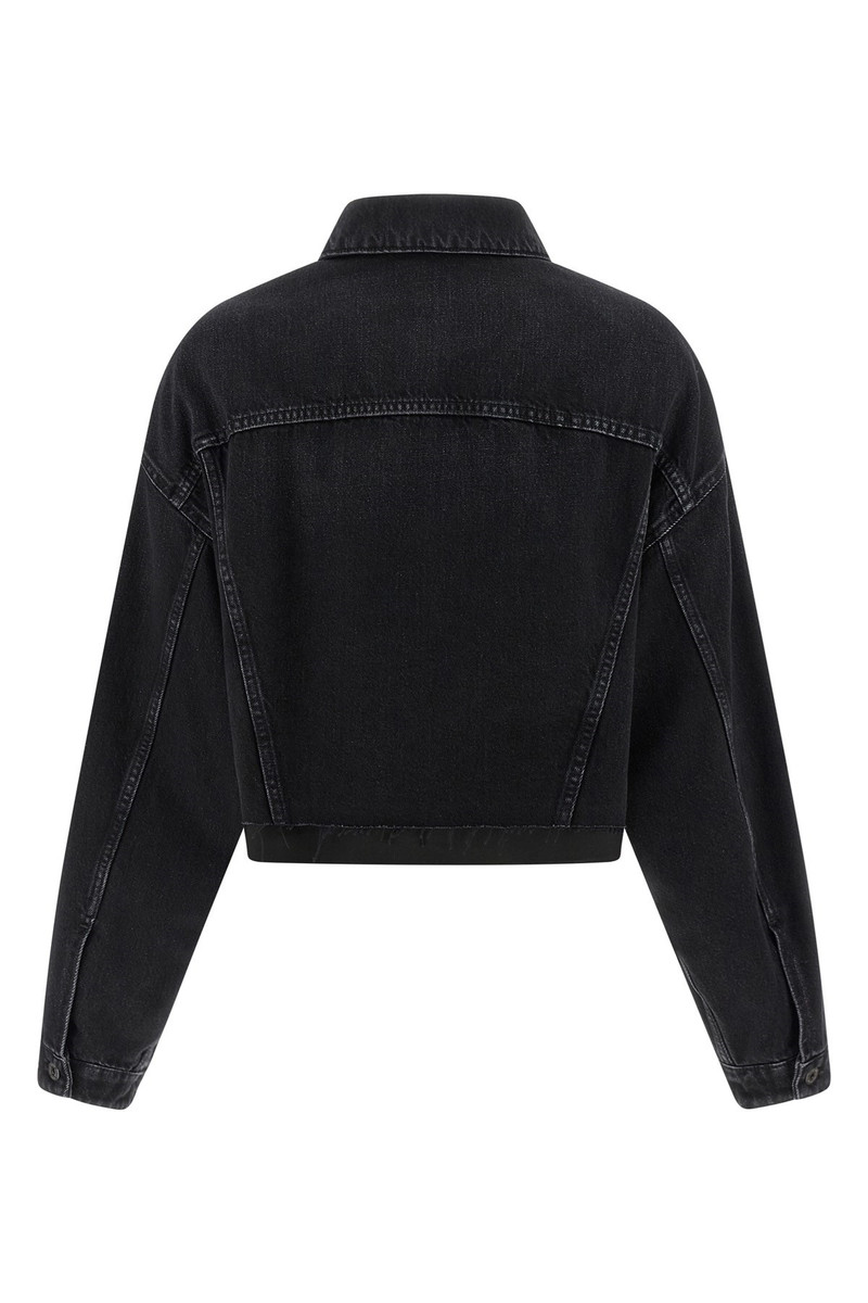 Miu Miu Layered denim jacket outlook