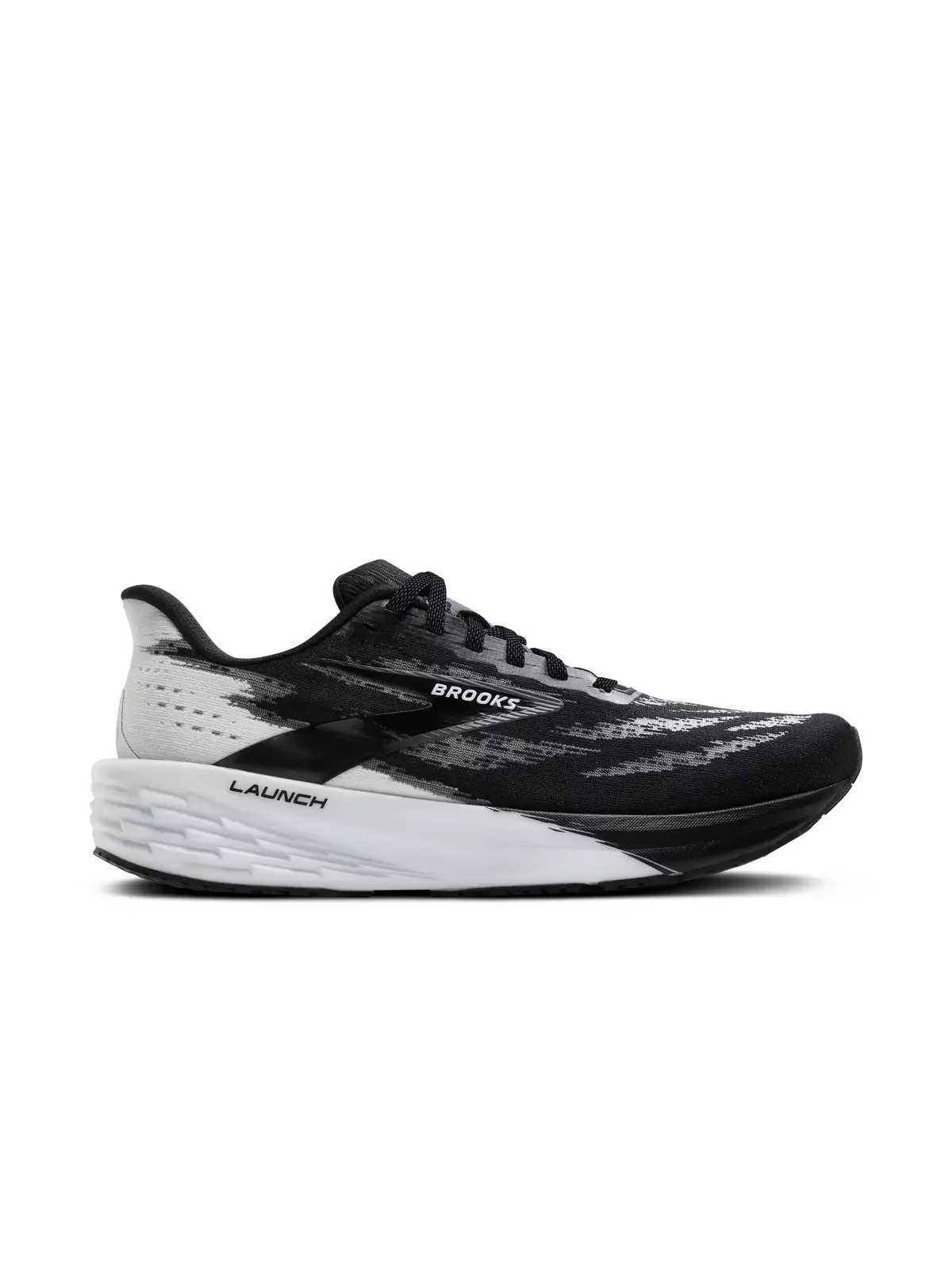 Launch 11 "Black/White" Women's Wide Running Shoe - 1