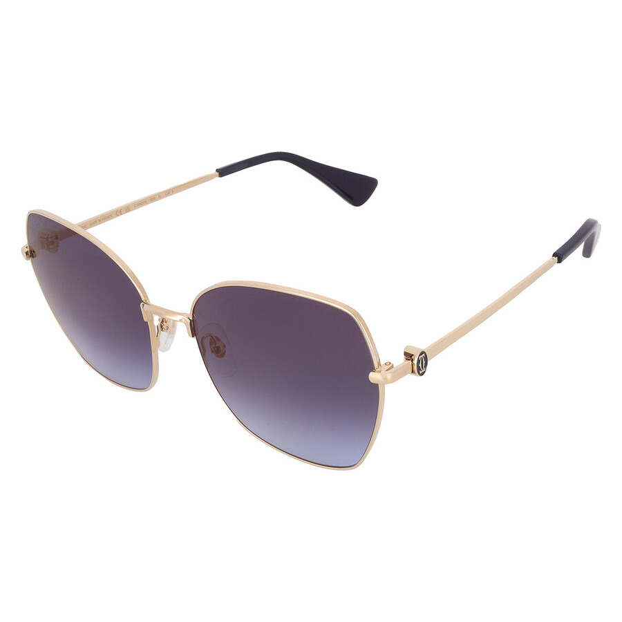 Cartier C Decor Blue Butterfly Ladies Sunglasses CT0402S 006 59 - 3