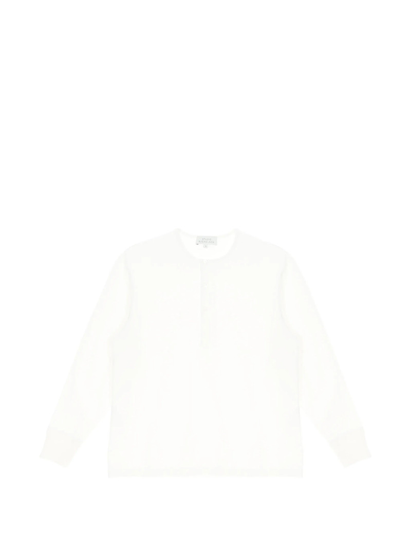 Studio Nicholson Long-sleeve Henley T-shirt 1