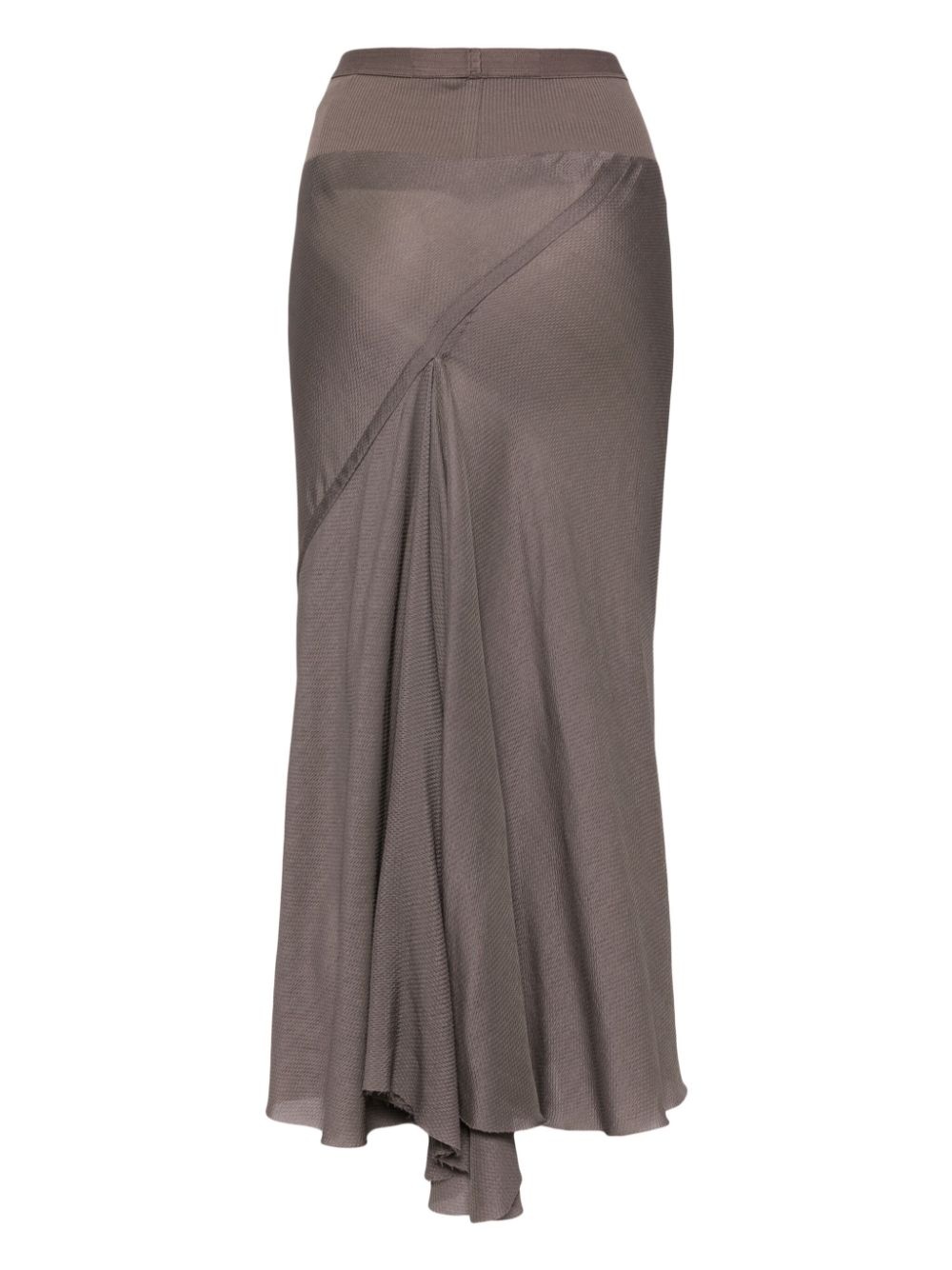 draped midi skirt - 2