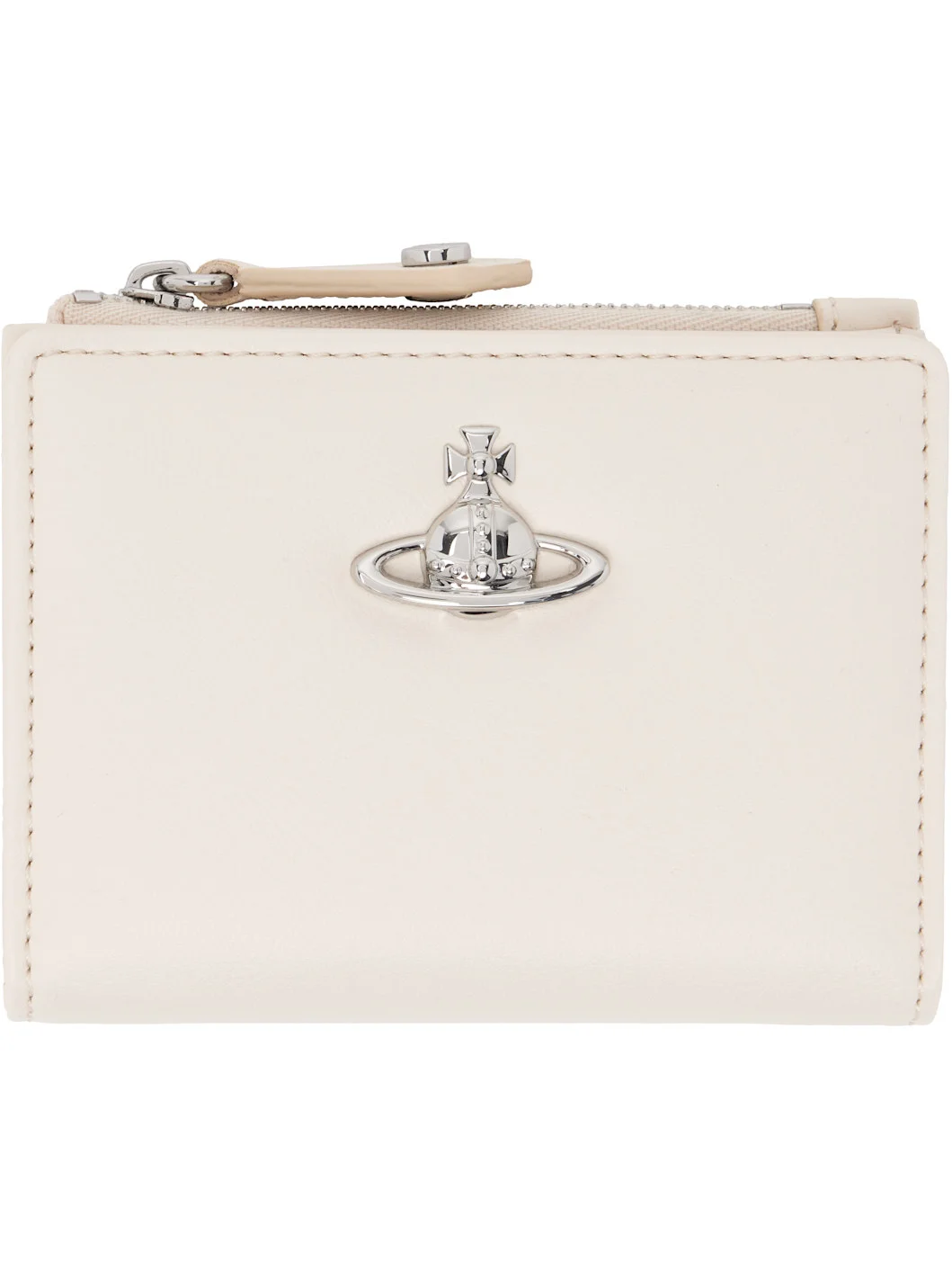 Off-White Slim Flap Card Holder - 1