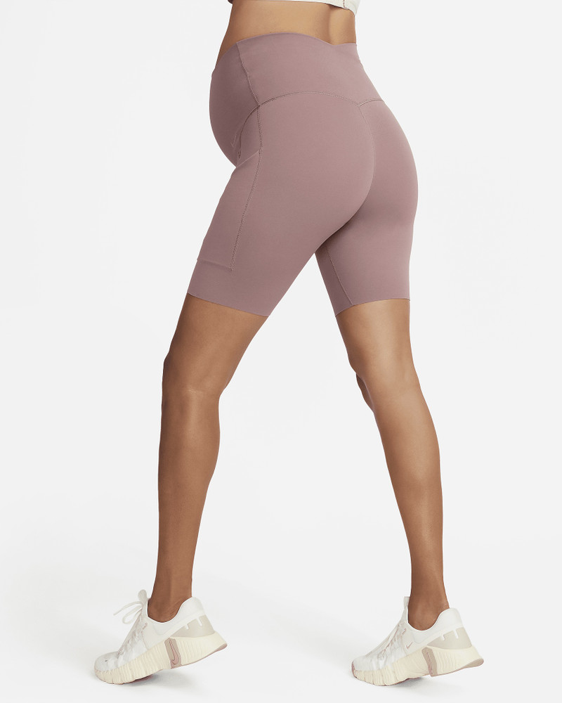 Nike Nike Women's Zenvy (M) Gentle-Support High-Waisted 8" Biker Shorts with Pockets (Maternity) outlook