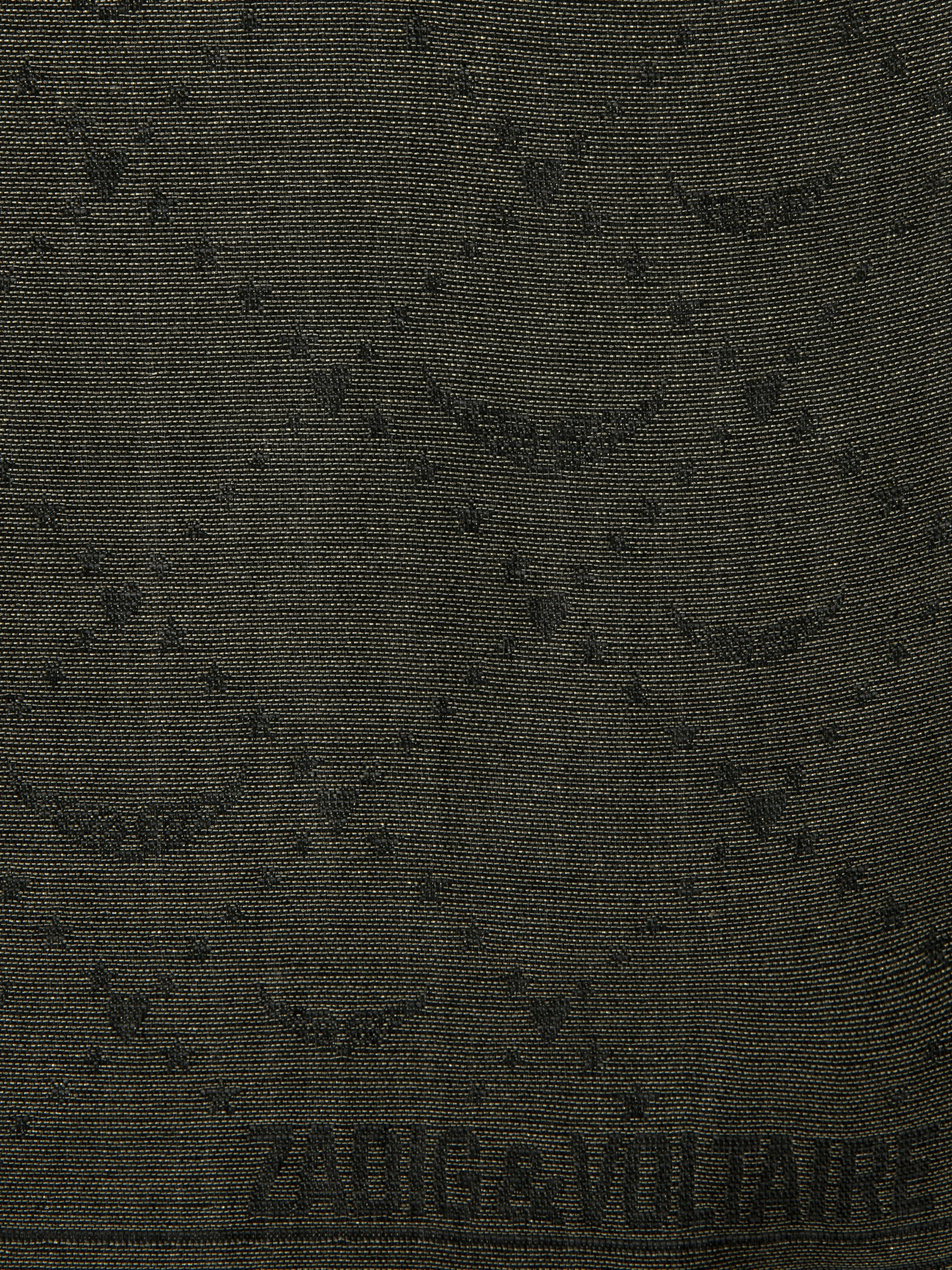 Glenn Monogram Metallic Scarf - 2