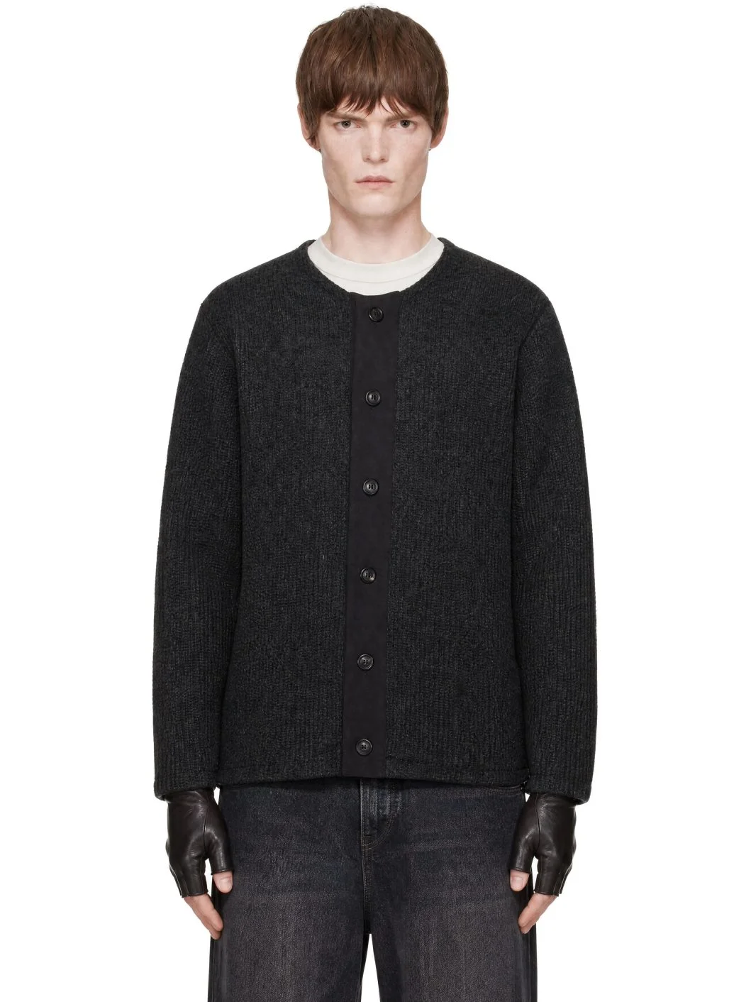 Gray Liner Cardigan - 1
