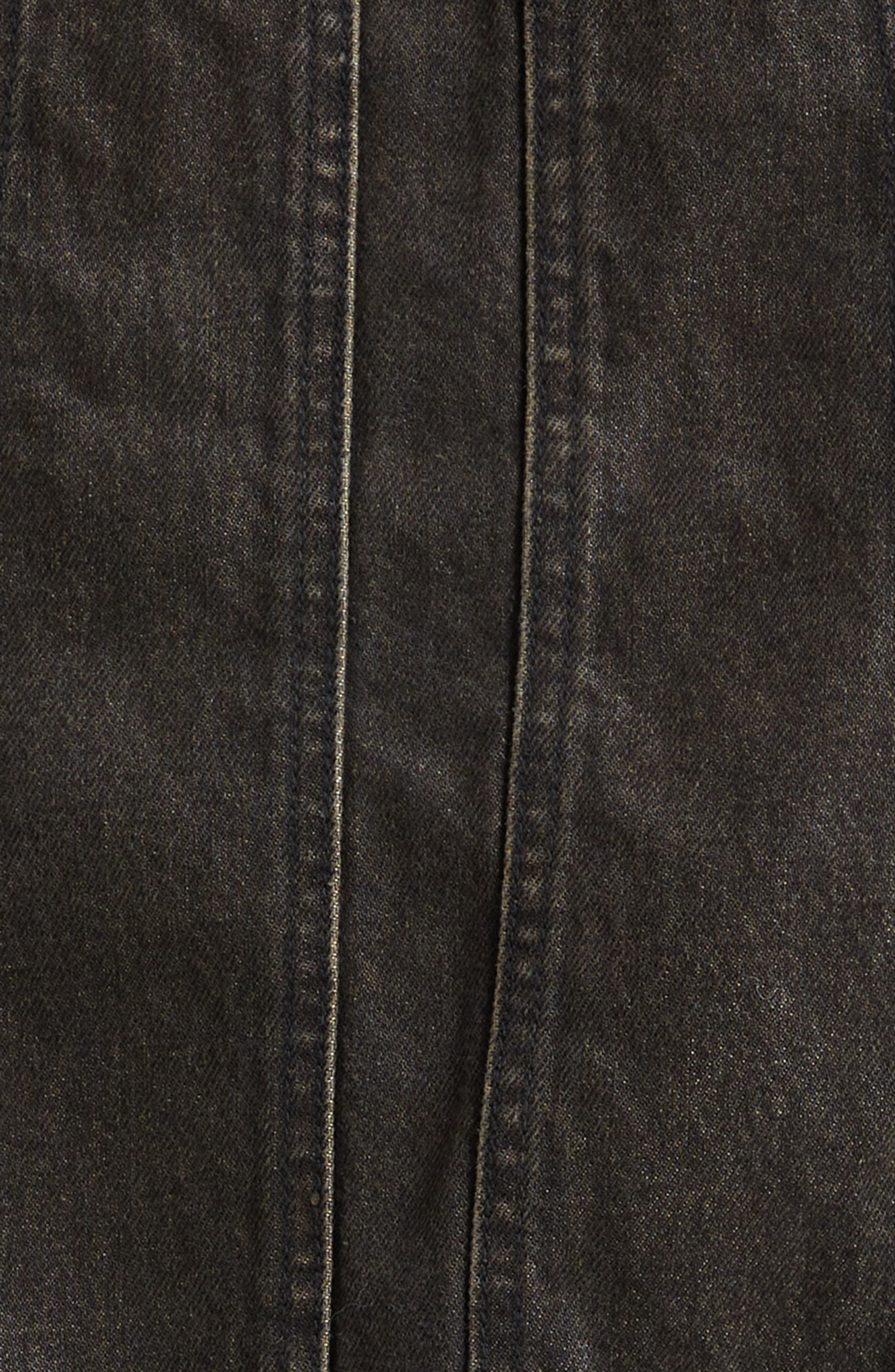 Eckhaus Latta EL Redux Painted Denim Jacket in Stone at Nordstrom - 5