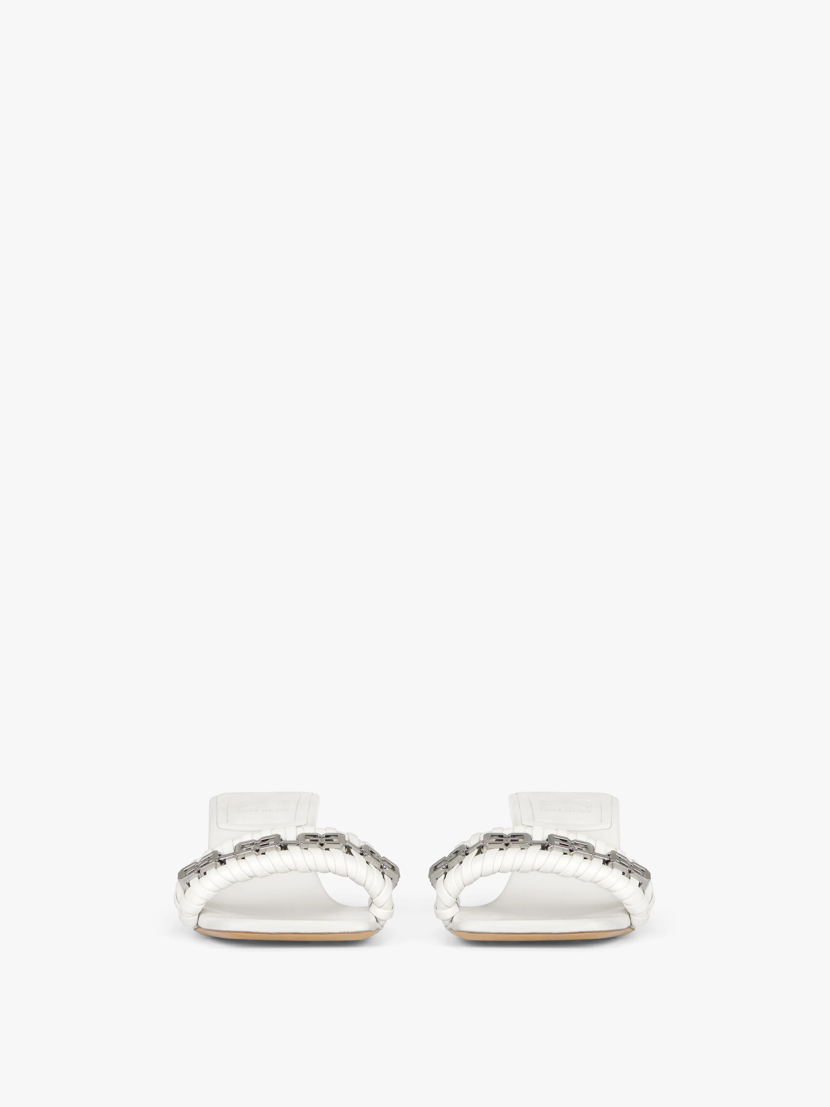 G WOVEN SANDALS IN LEATHER - 2