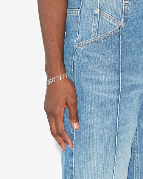 METAL SHINY LEAF BRACELET - 4