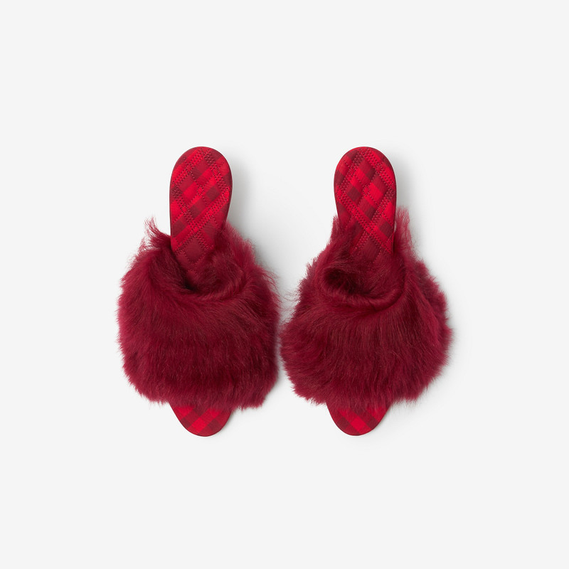 Shearling Minnie Mules 5
